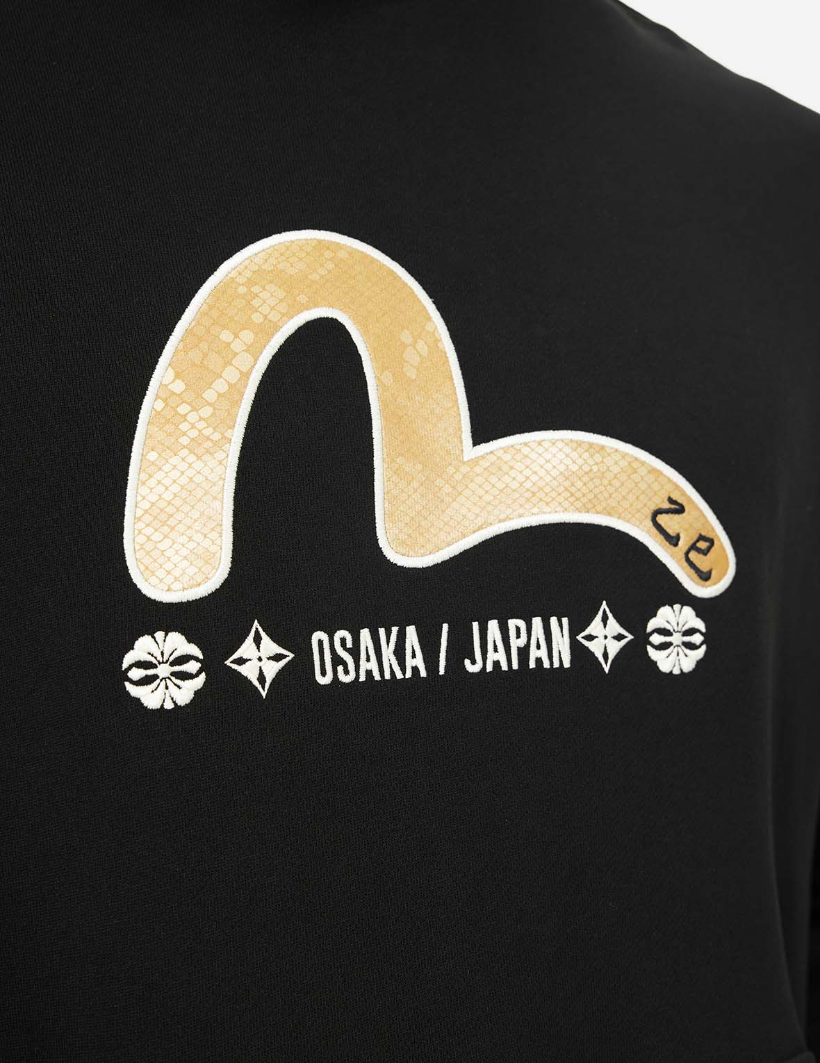 騰蛇と竜プリント リラックスフィットフーディー