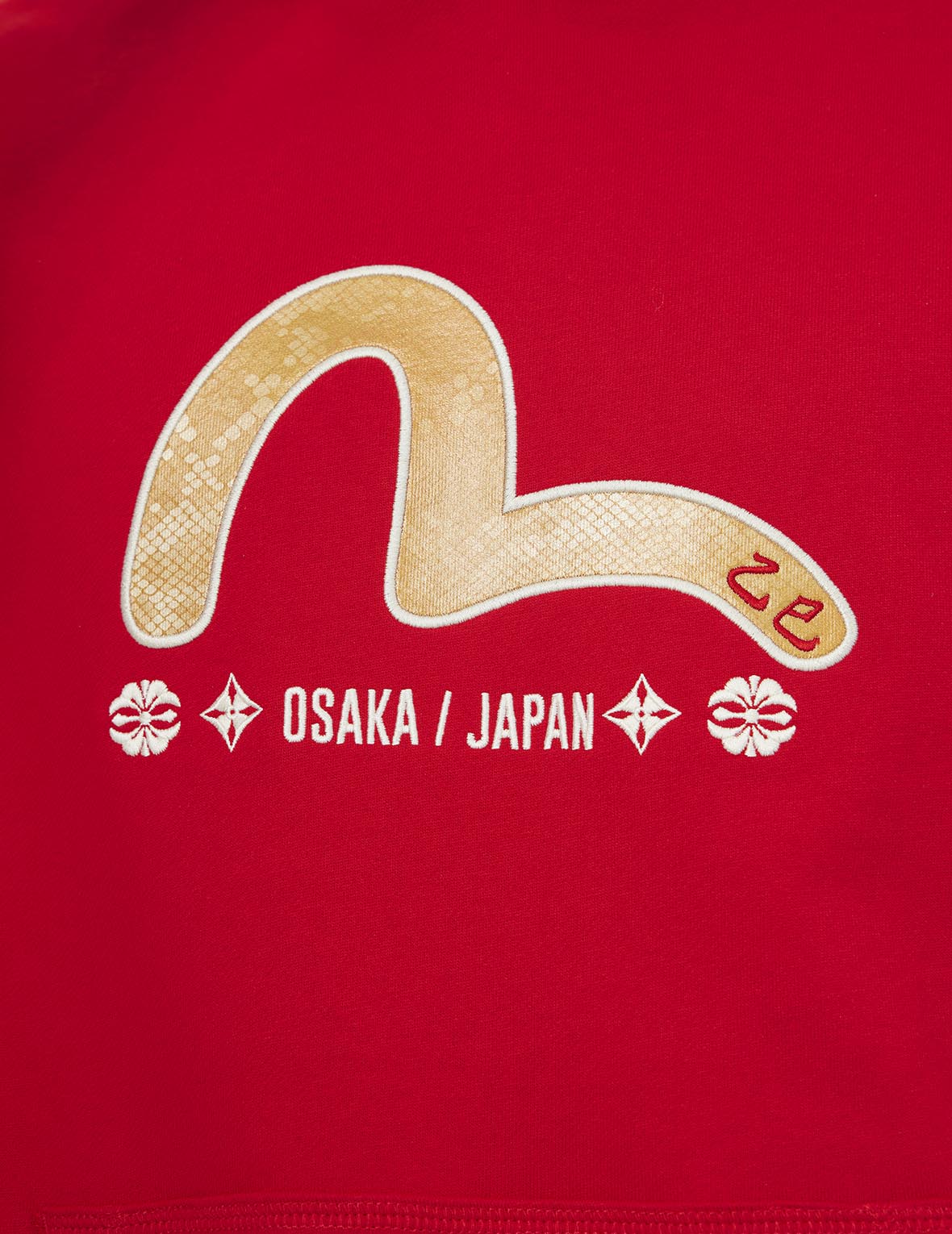 騰蛇と竜プリント リラックスフィットフーディー