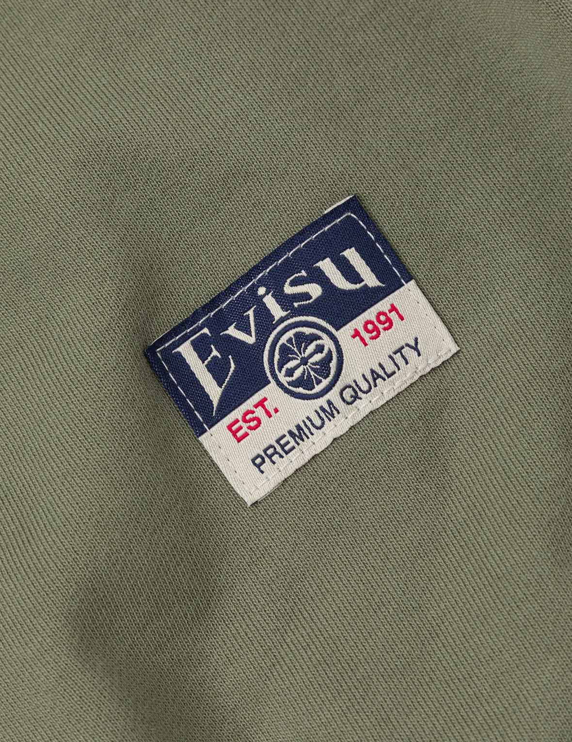だるまとロゴ刺繍 リラックスフィット スウェットシャツ