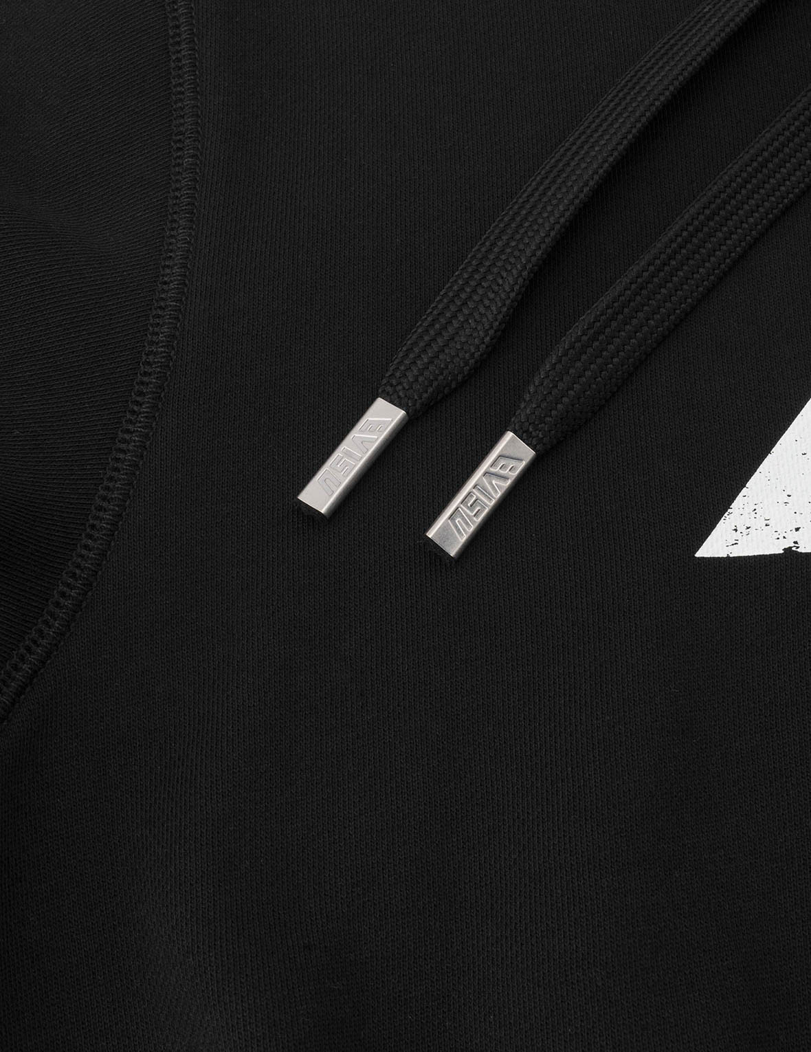 Slogan Print with Godhead Patch Embroidery Relax Fit Hoodie