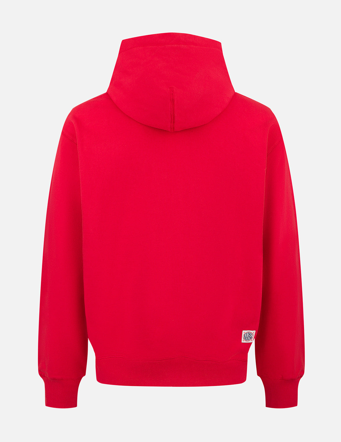 Slogan Print with Godhead Patch Embroidery Relax Fit Hoodie