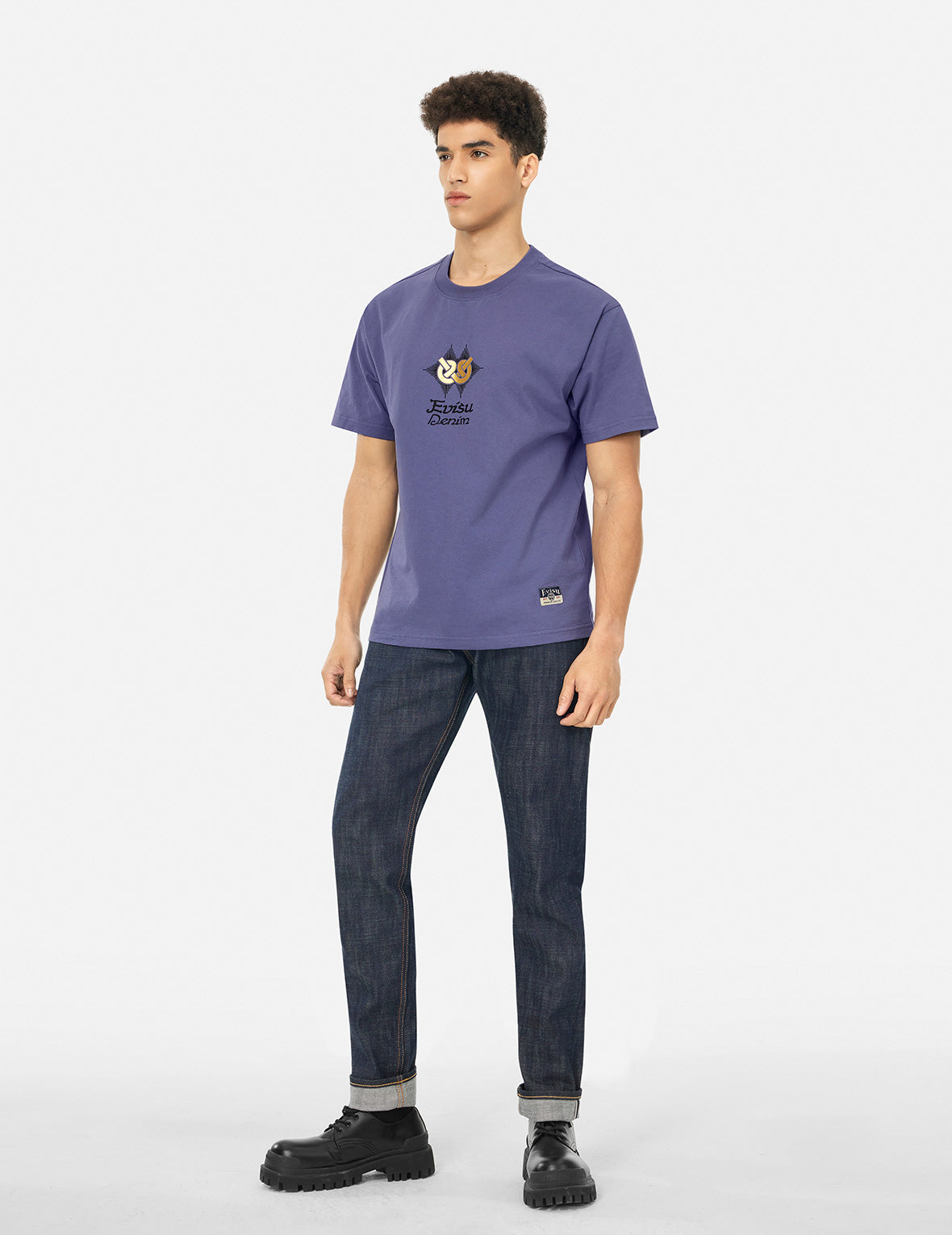 白沢プリント リラックスフィットTシャツ