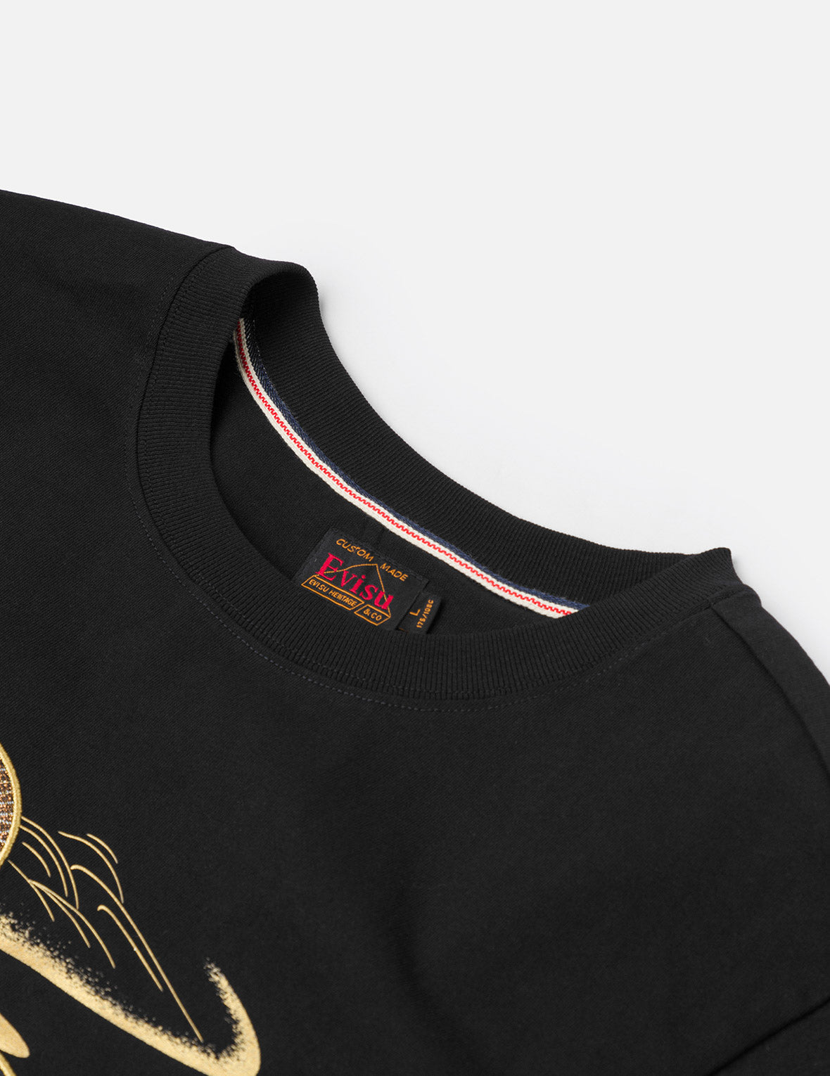 ブロケードカモメアップリケ レギュラーフィットTシャツ