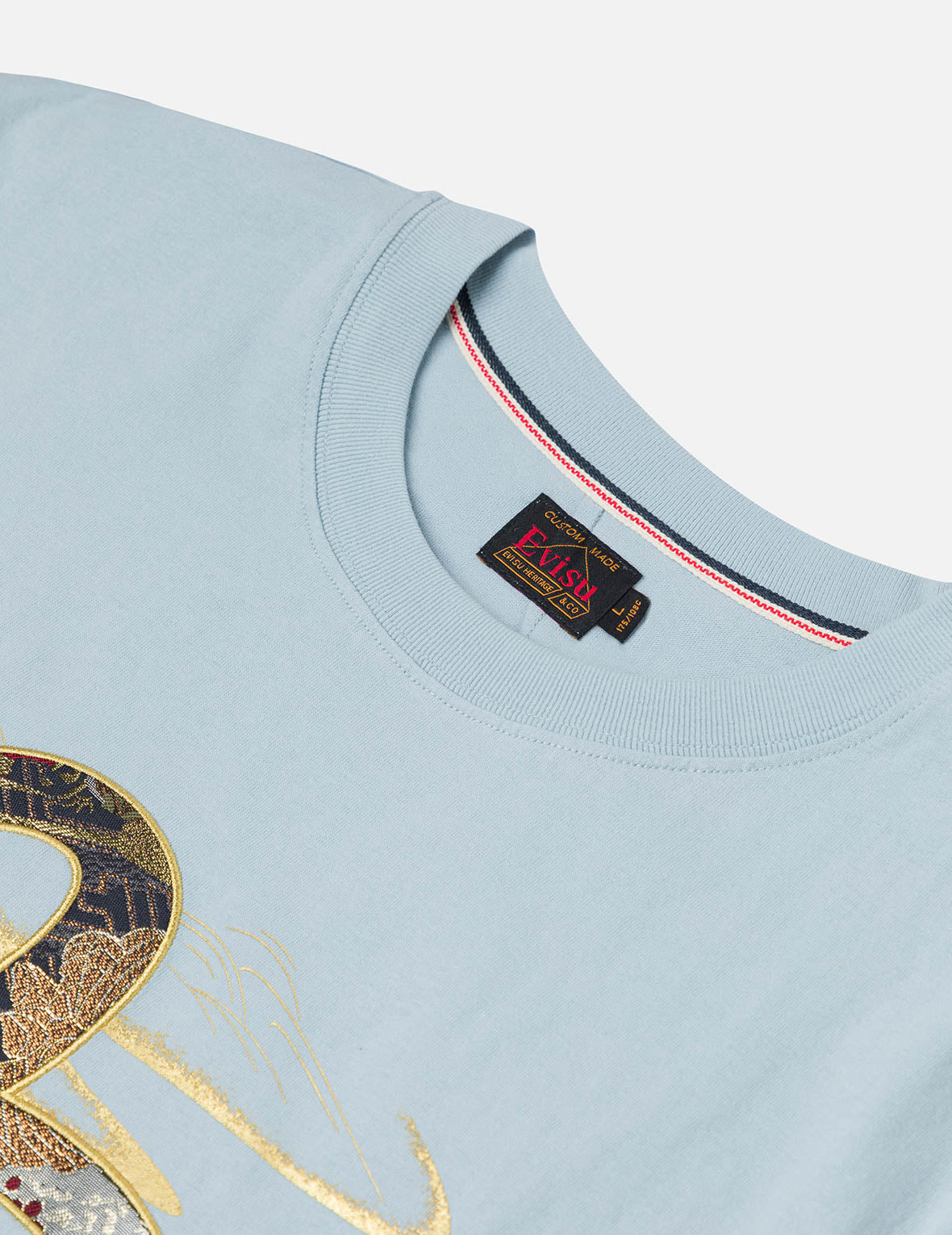 ブロケードカモメアップリケ レギュラーフィットTシャツ