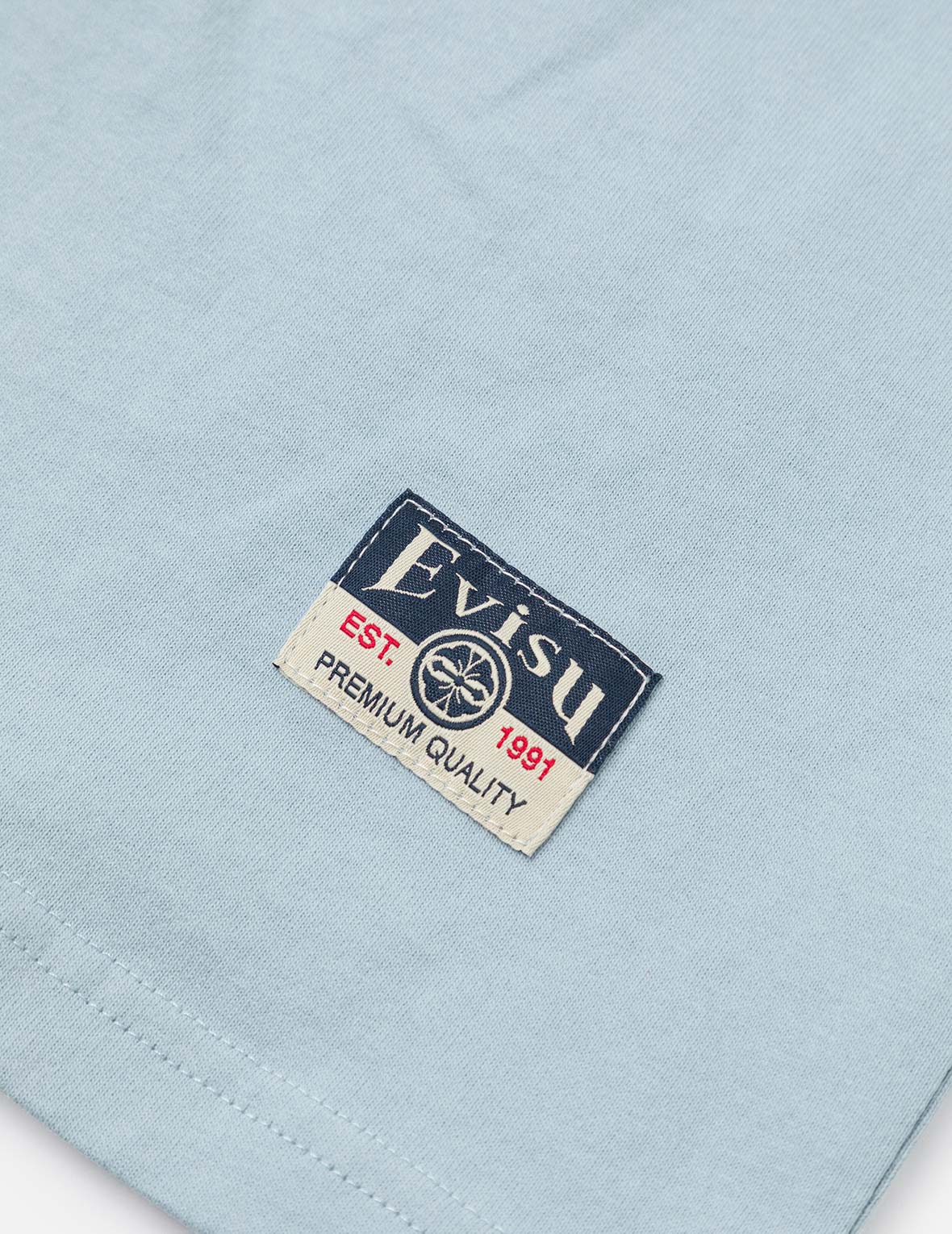 ブロケードカモメアップリケ レギュラーフィットTシャツ