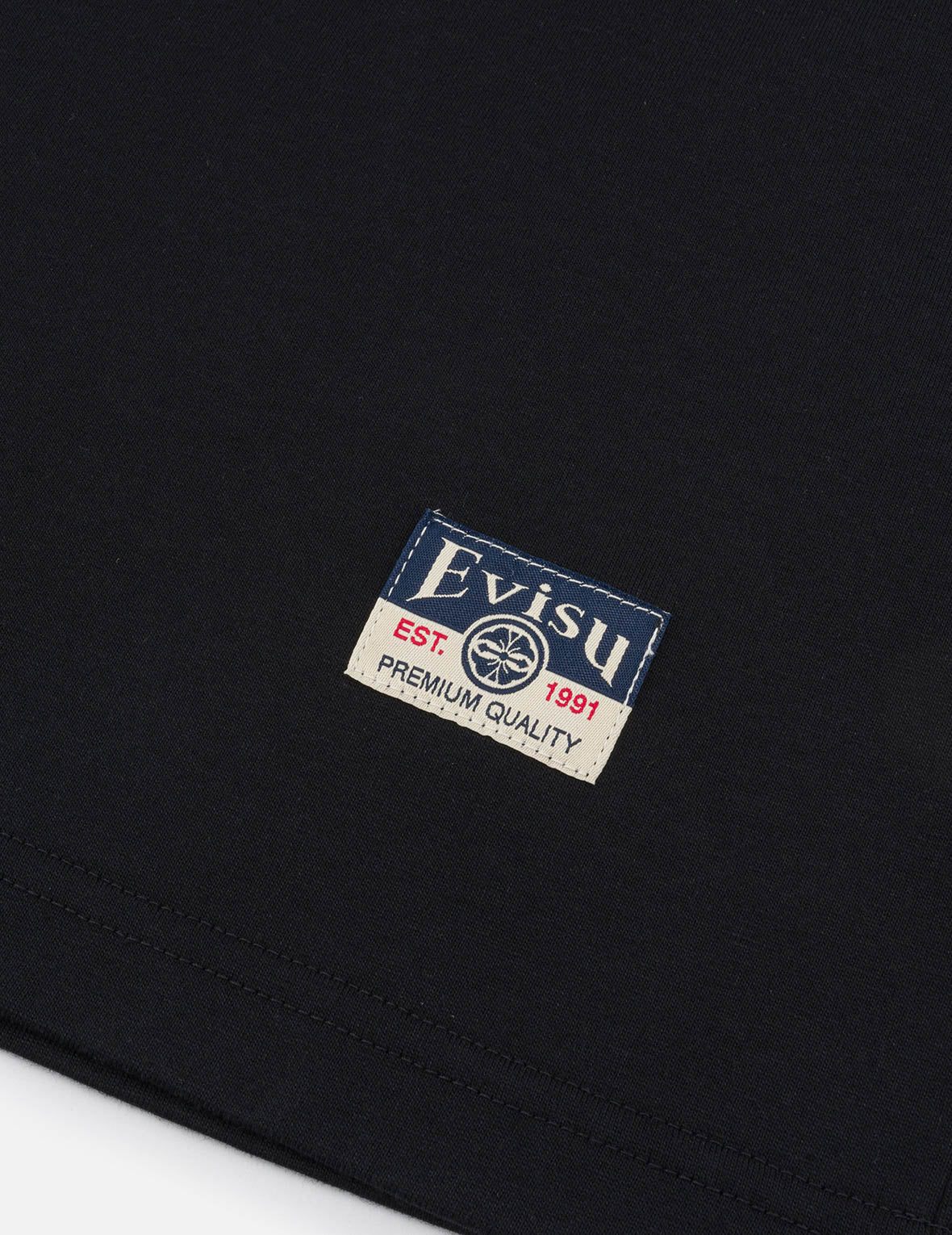 家紋とロゴプリント リラックスフィットTシャツ