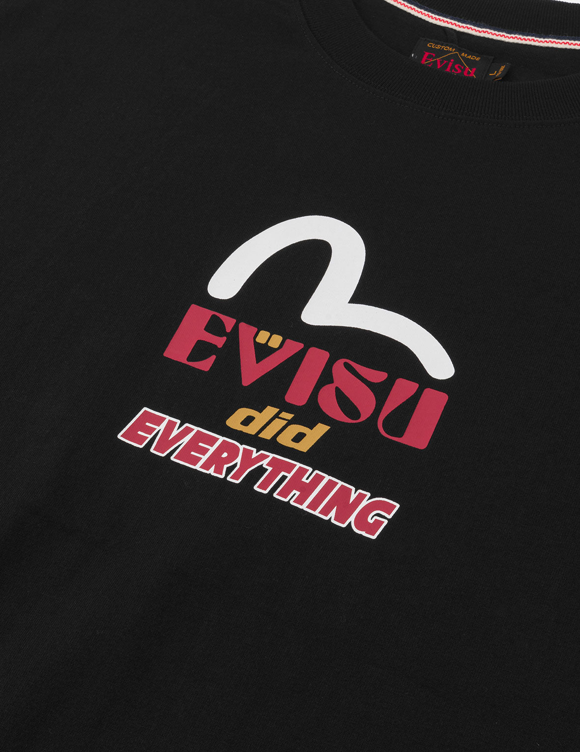 だるまとトーテムプリント リラックスフィット Tシャツ