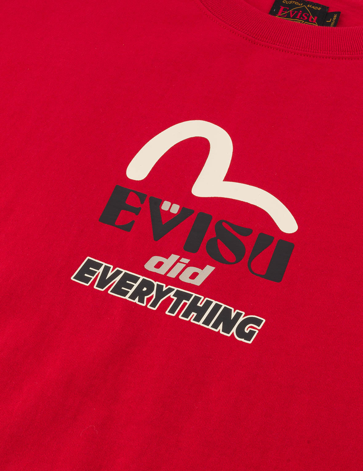 だるまとトーテムプリント リラックスフィット Tシャツ