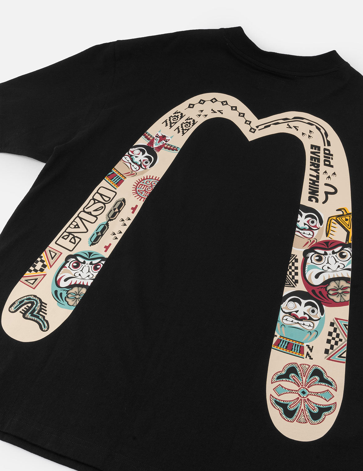 スローガン & トーテム 大黒プリント リラックスフィット Tシャツ