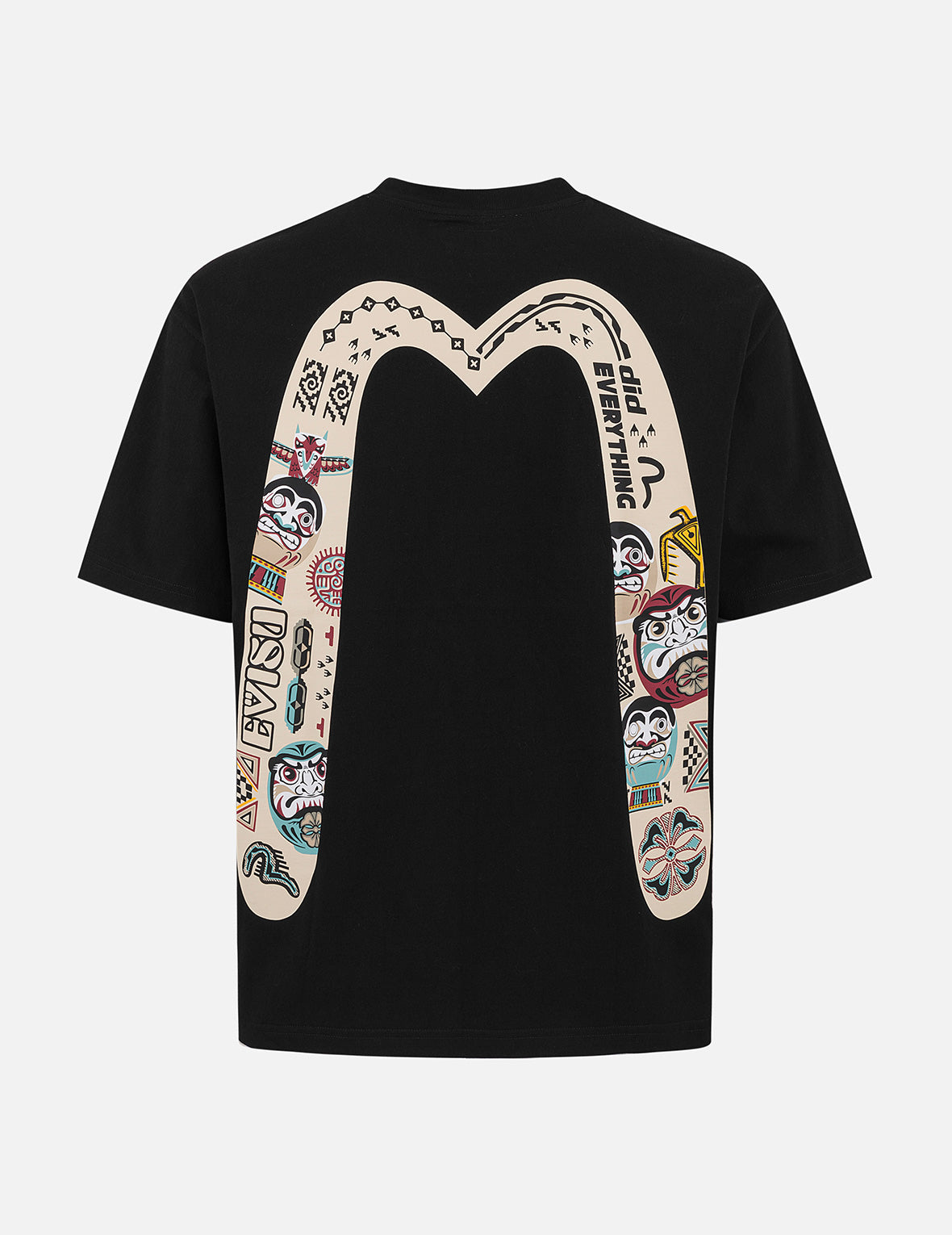 スローガン & トーテム 大黒プリント リラックスフィット Tシャツ