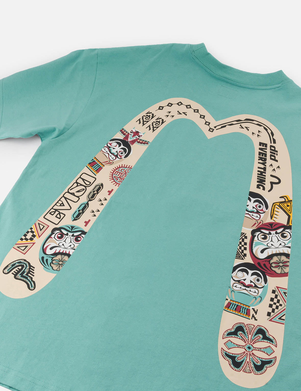 スローガン & トーテム 大黒プリント リラックスフィット Tシャツ