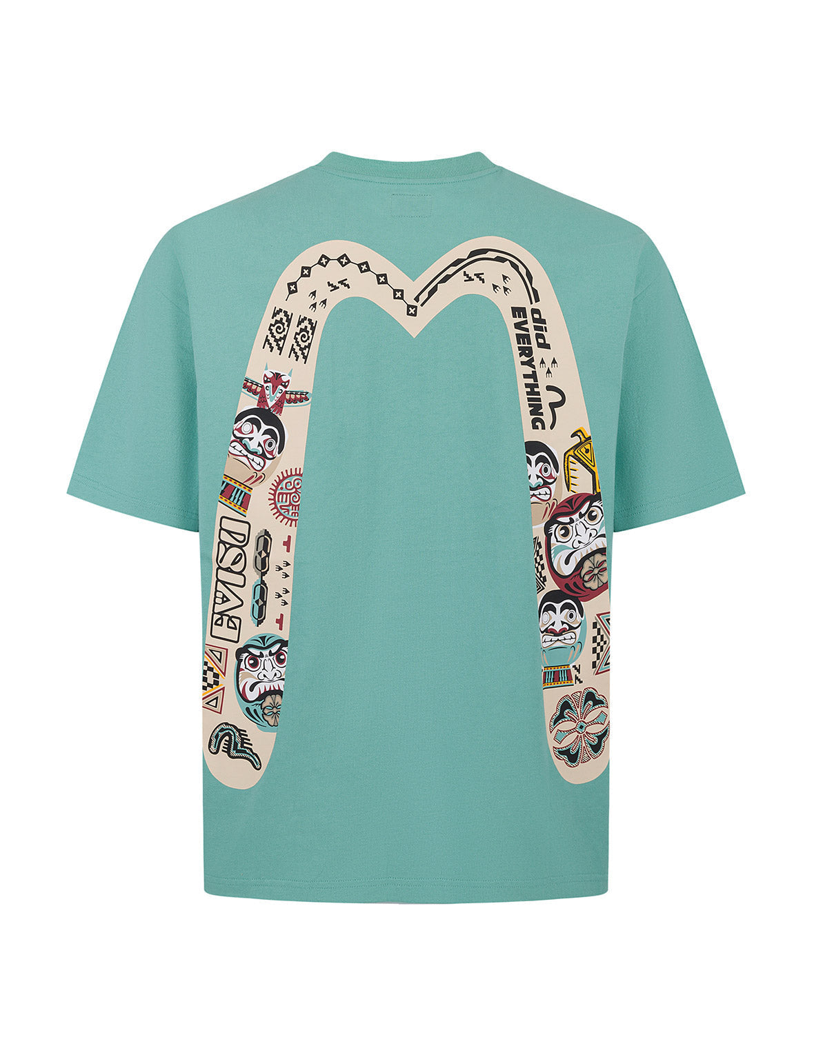 スローガン & トーテム 大黒プリント リラックスフィット Tシャツ