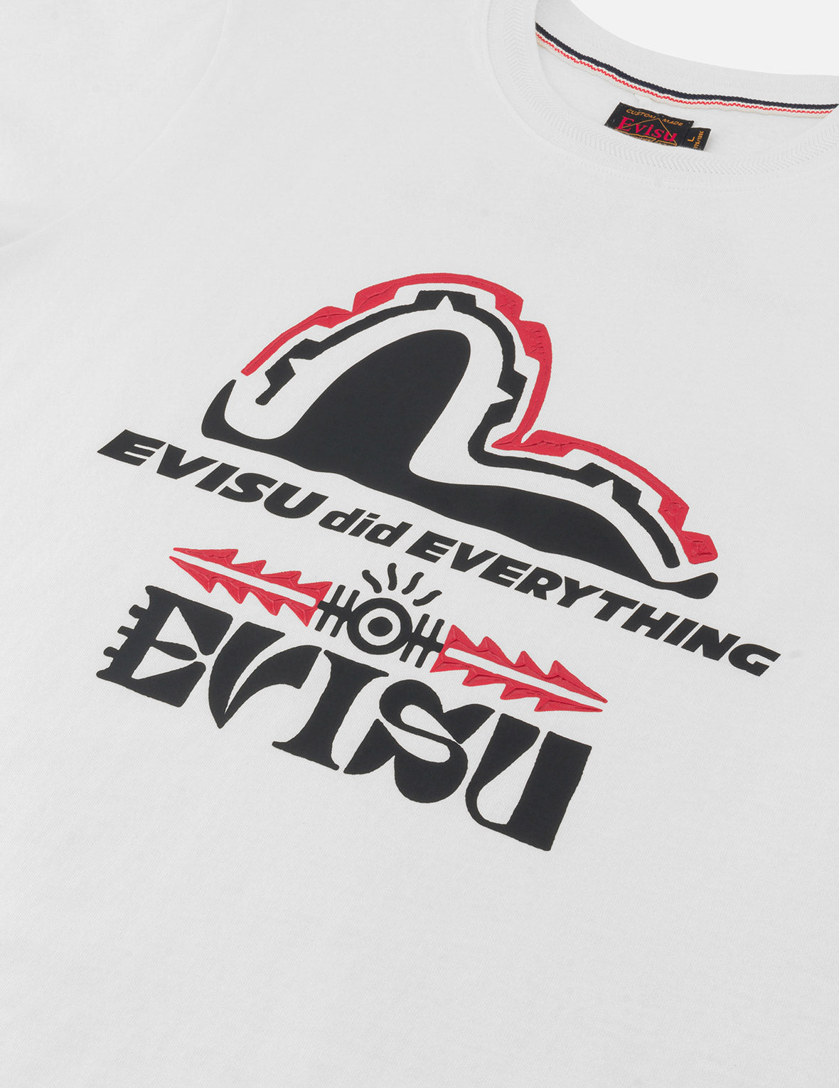 トーテム カモメ & ロゴプリント レギュラーフィット Tシャツ