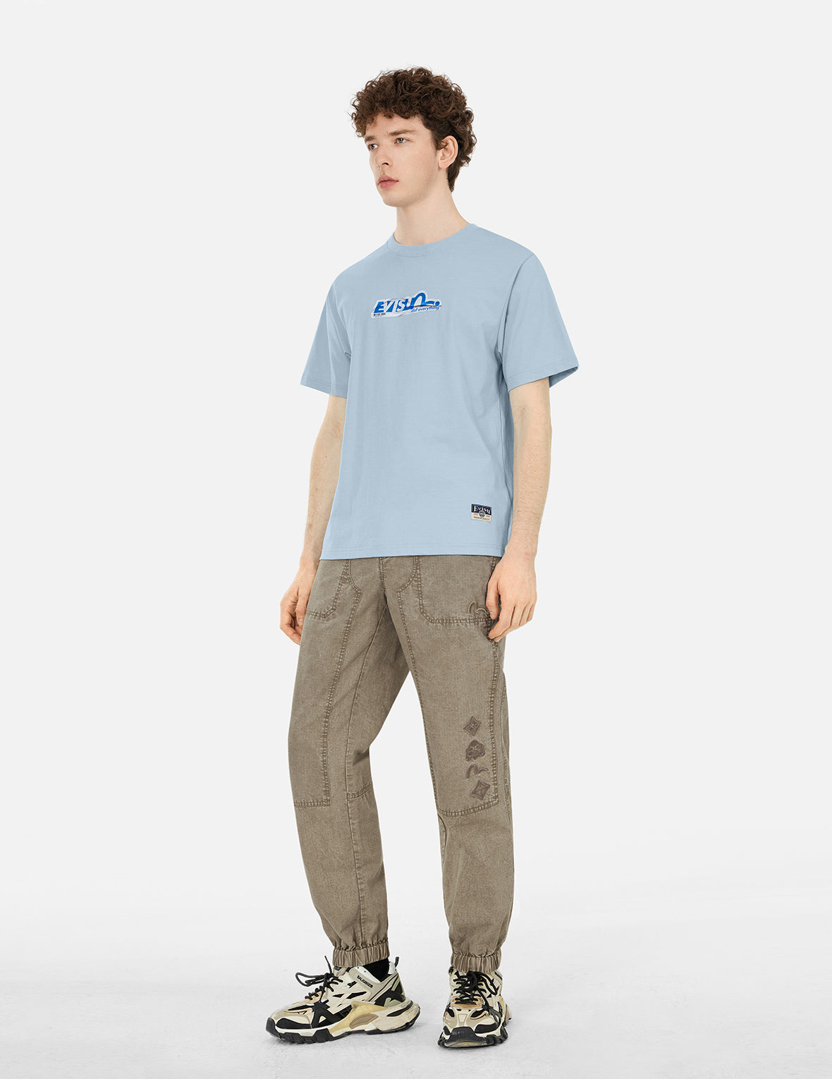 ポスター 大黒プリント レギュラーフィット Tシャツ