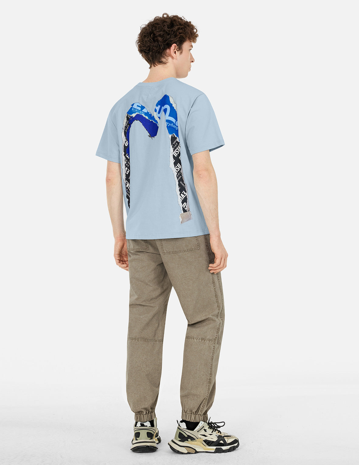 ポスター 大黒プリント レギュラーフィット Tシャツ