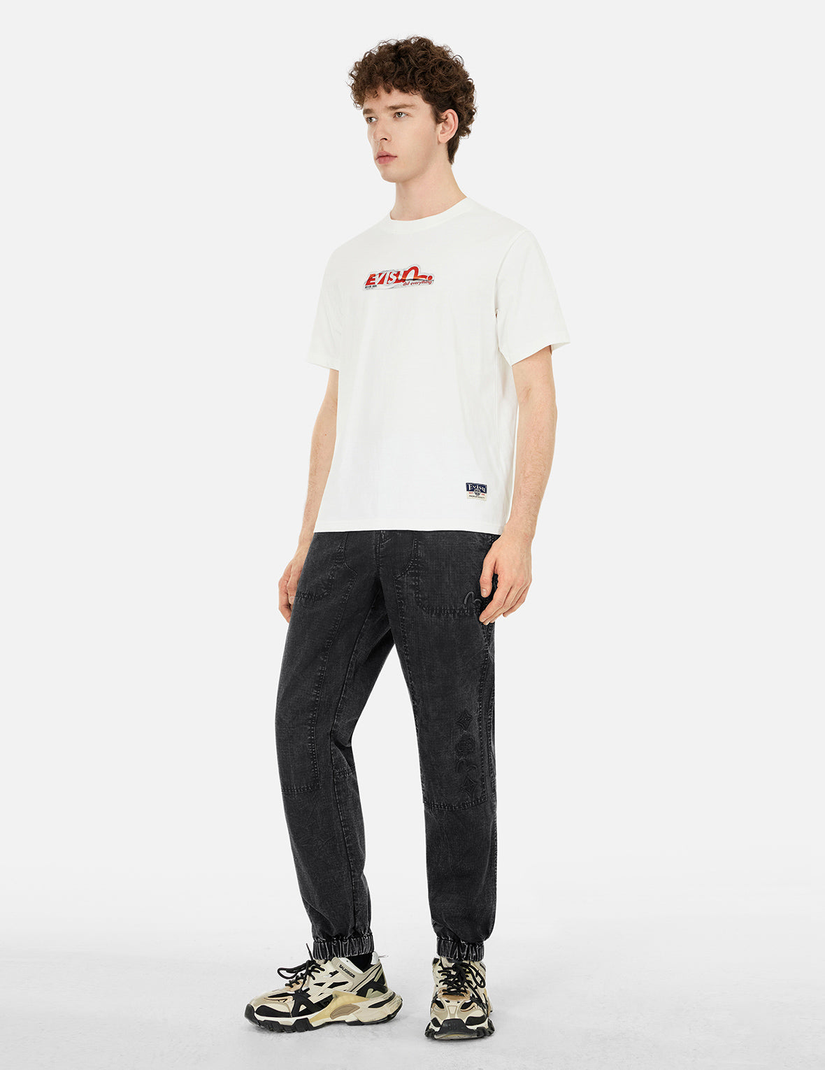 ポスター 大黒プリント レギュラーフィット Tシャツ