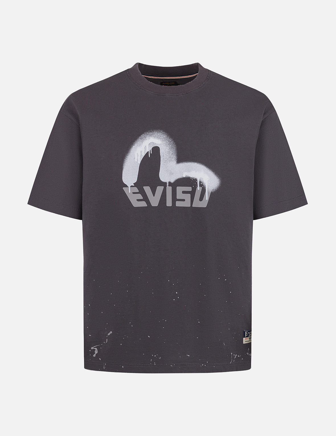 ロゴとカモメプリント リラックスフィットTシャツ