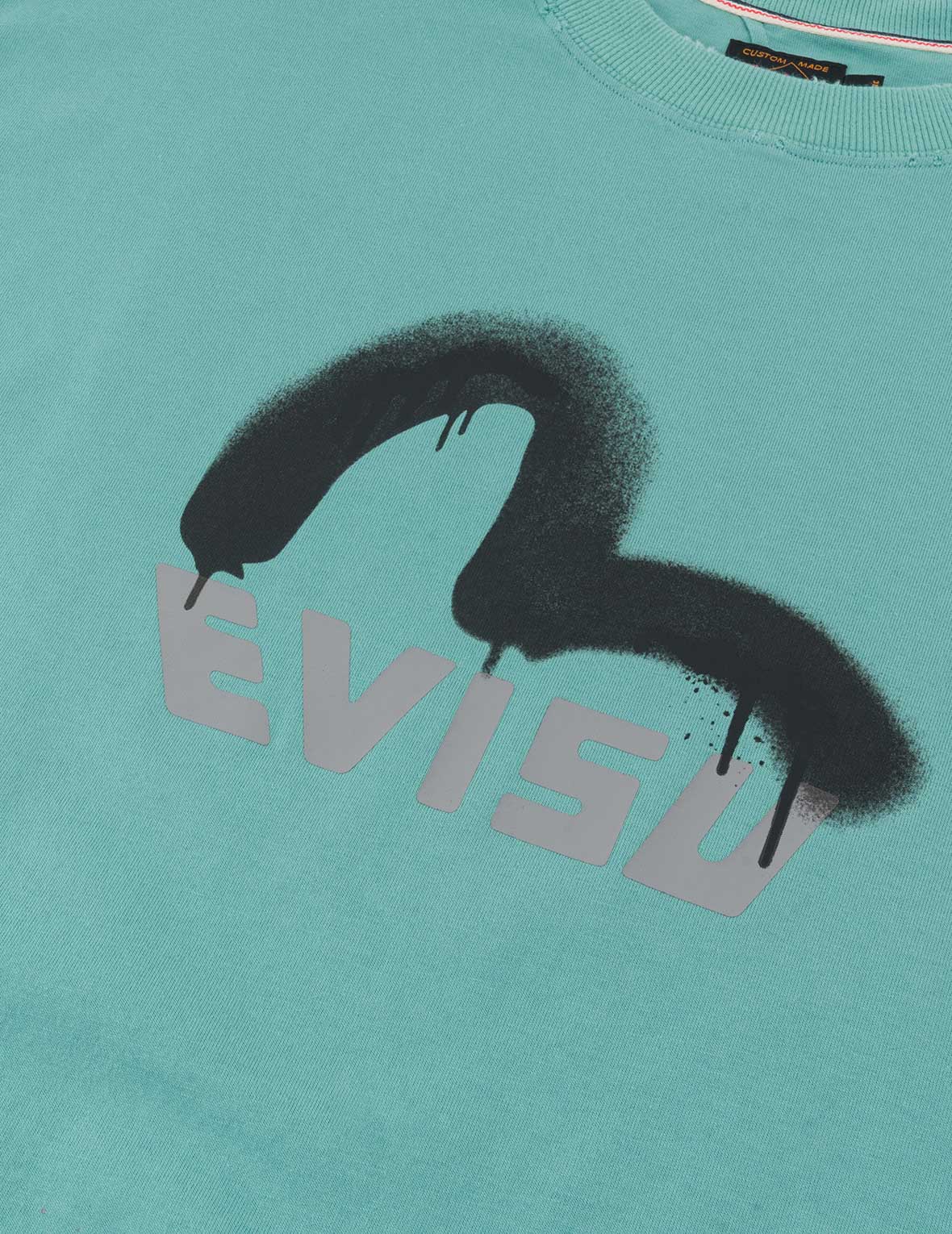 ロゴとカモメプリント リラックスフィットTシャツ