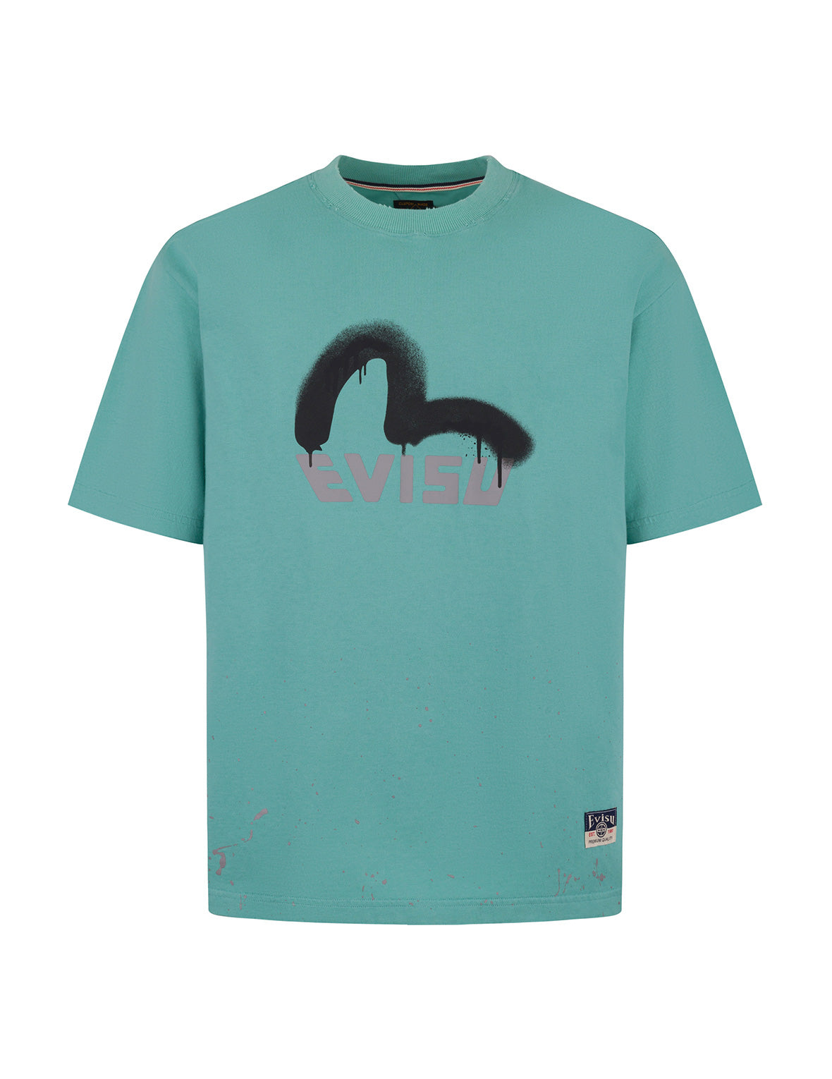 ロゴとカモメプリント リラックスフィットTシャツ
