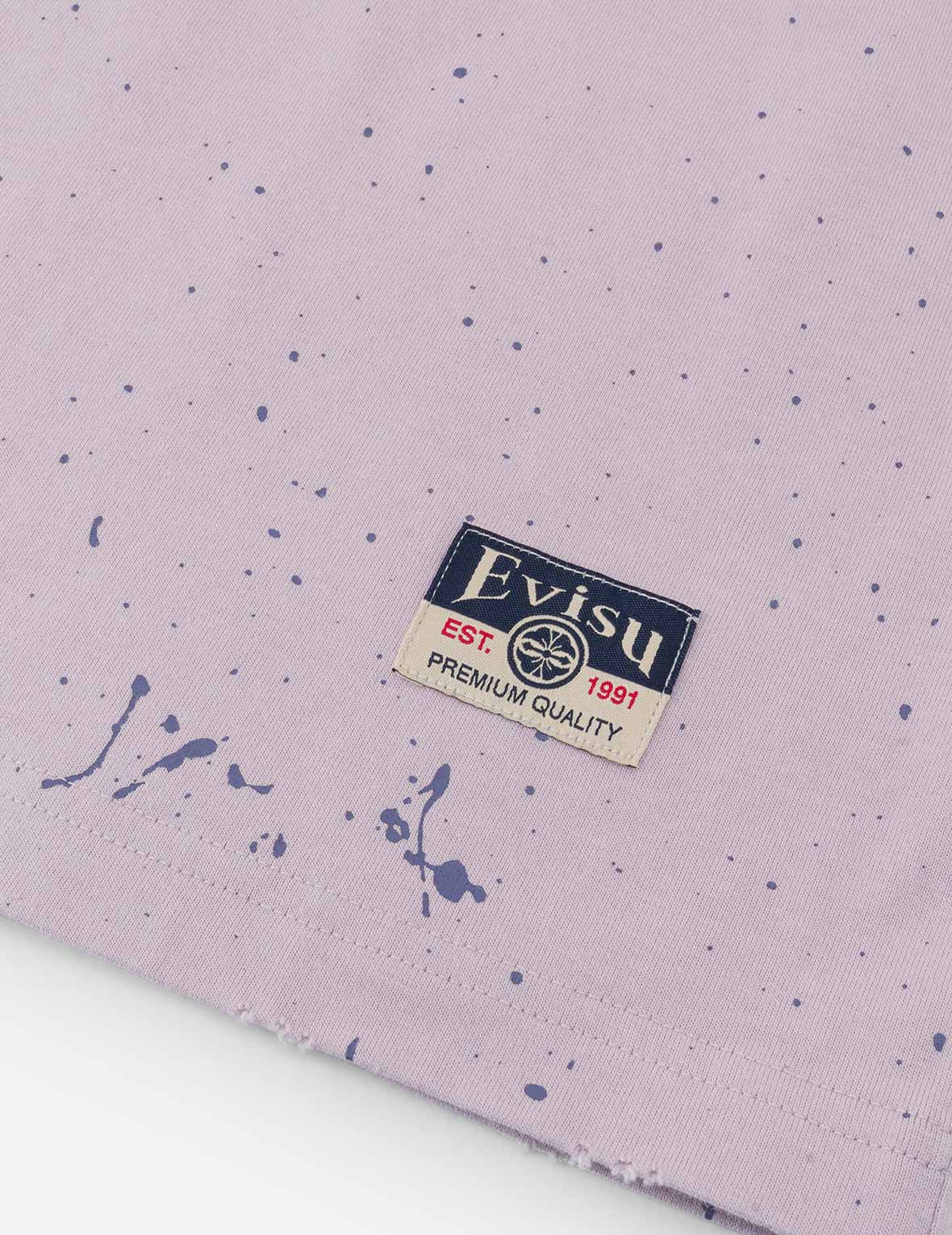 ロゴとカモメプリント リラックスフィットTシャツ