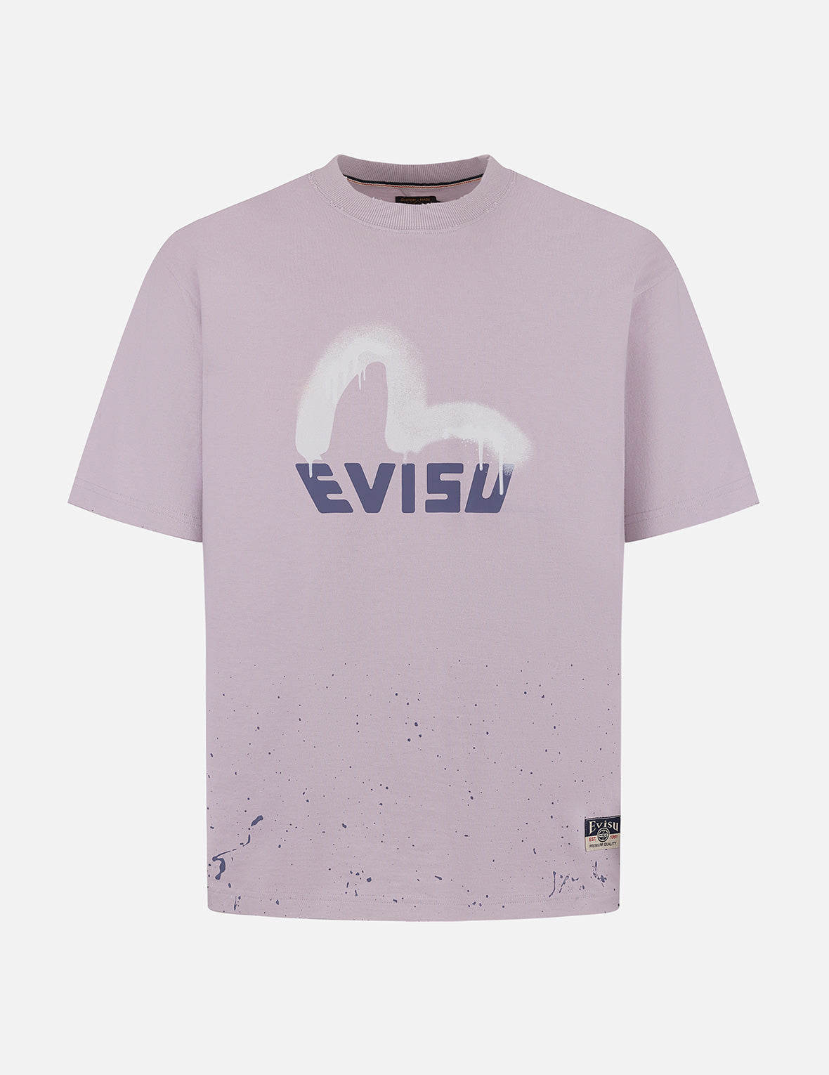 ロゴとカモメプリント リラックスフィットTシャツ