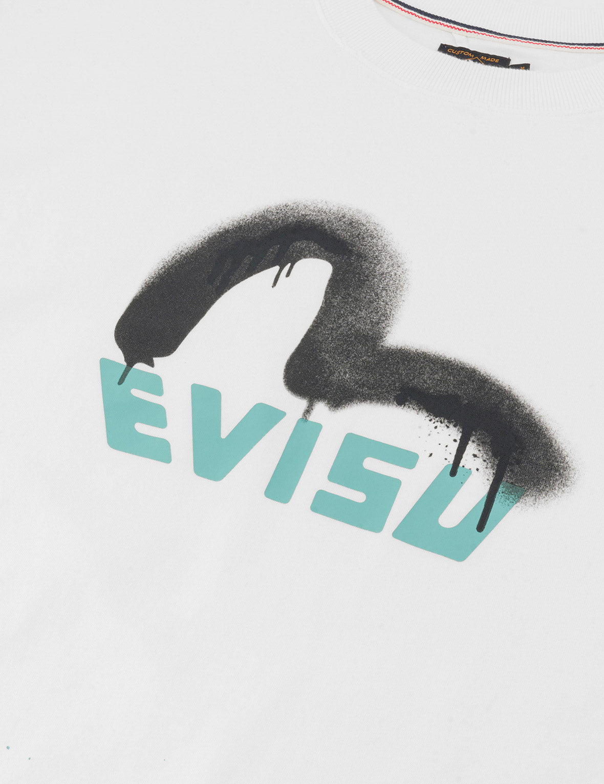 ロゴとカモメプリント リラックスフィットTシャツ