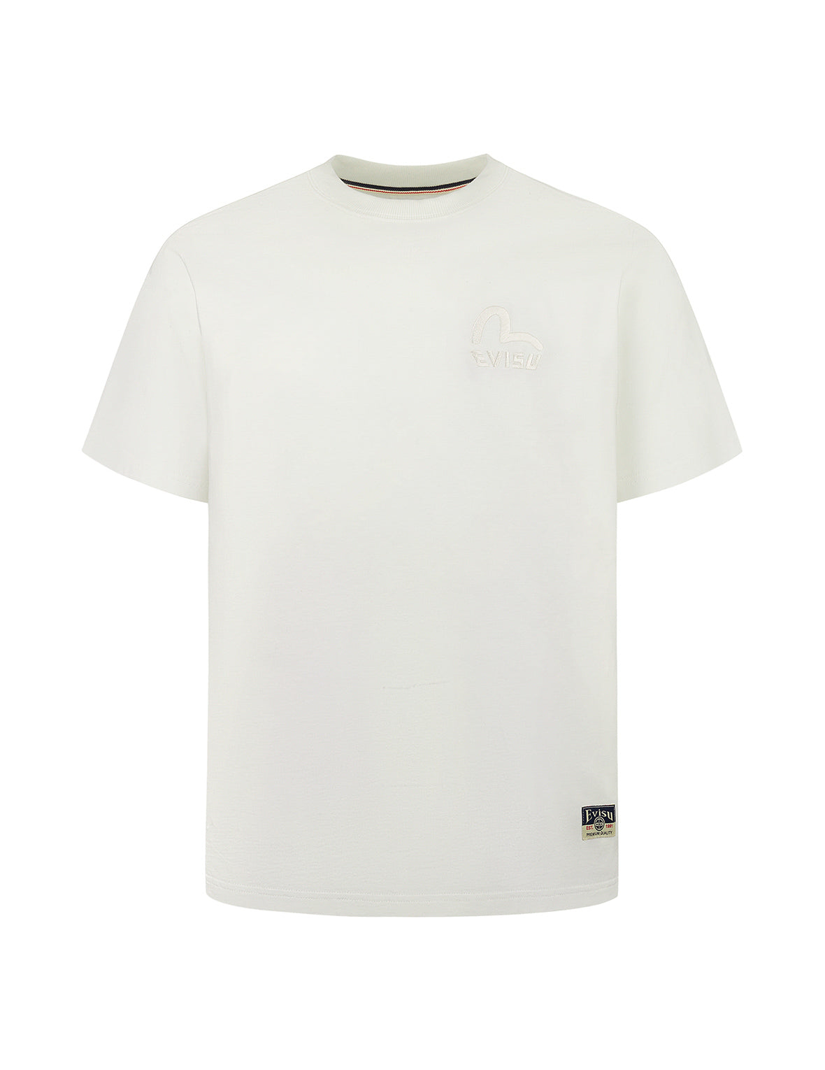 カモメとロゴプリント レギュラーフィットTシャツ