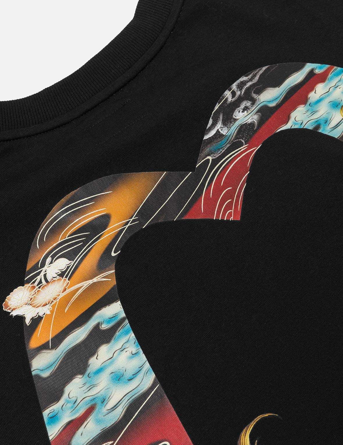 白沢 大黒プリント リラックスフィット Tシャツ
