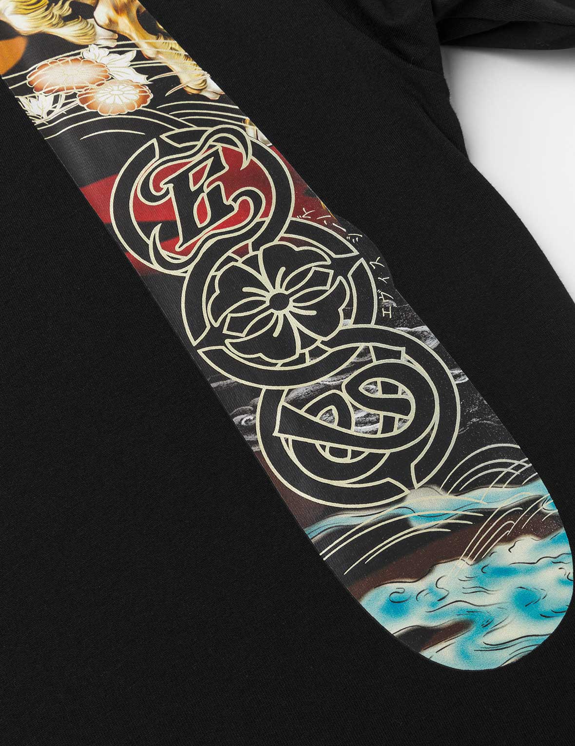 白沢 大黒プリント リラックスフィット Tシャツ