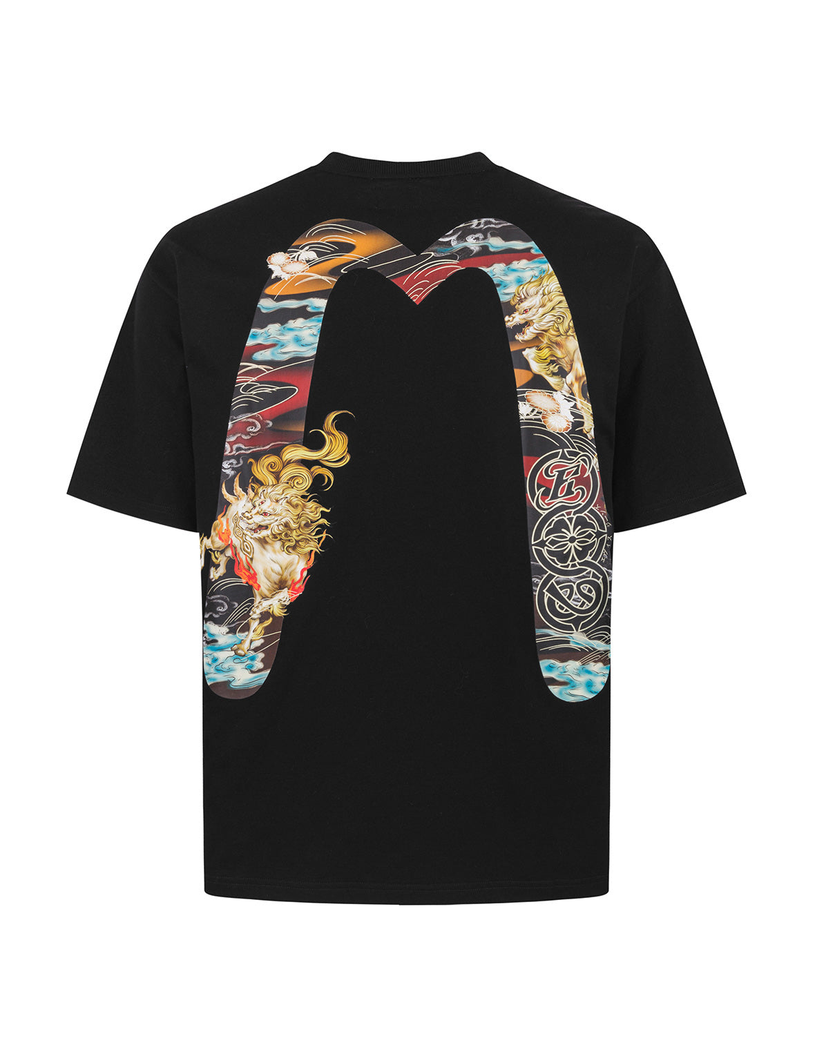 白沢 大黒プリント リラックスフィット Tシャツ