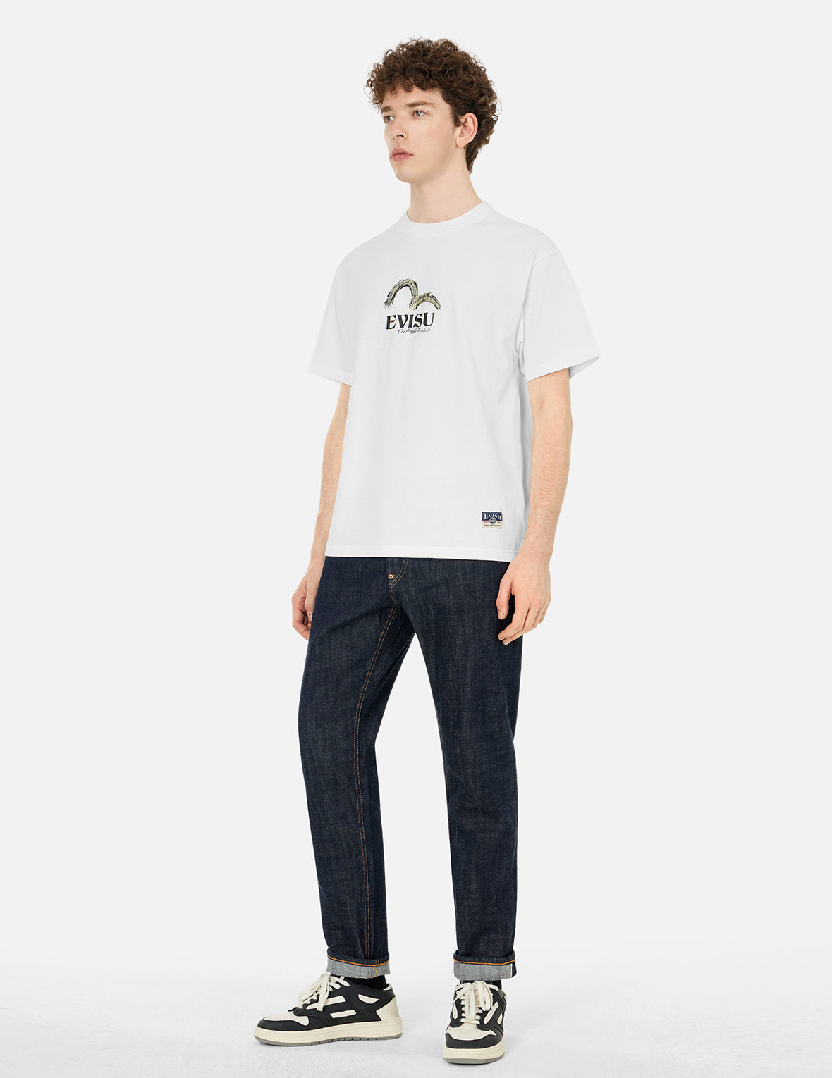 白沢 大黒プリント リラックスフィット Tシャツ