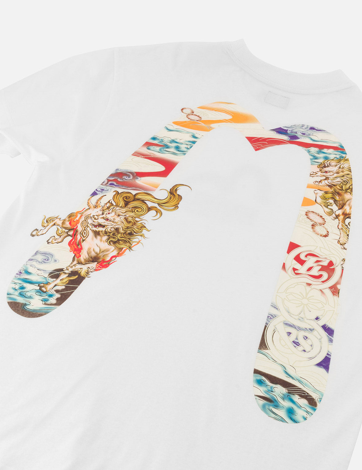 白沢 大黒プリント リラックスフィット Tシャツ