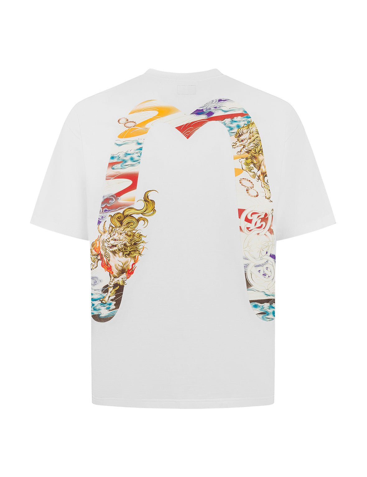 白沢 大黒プリント リラックスフィット Tシャツ