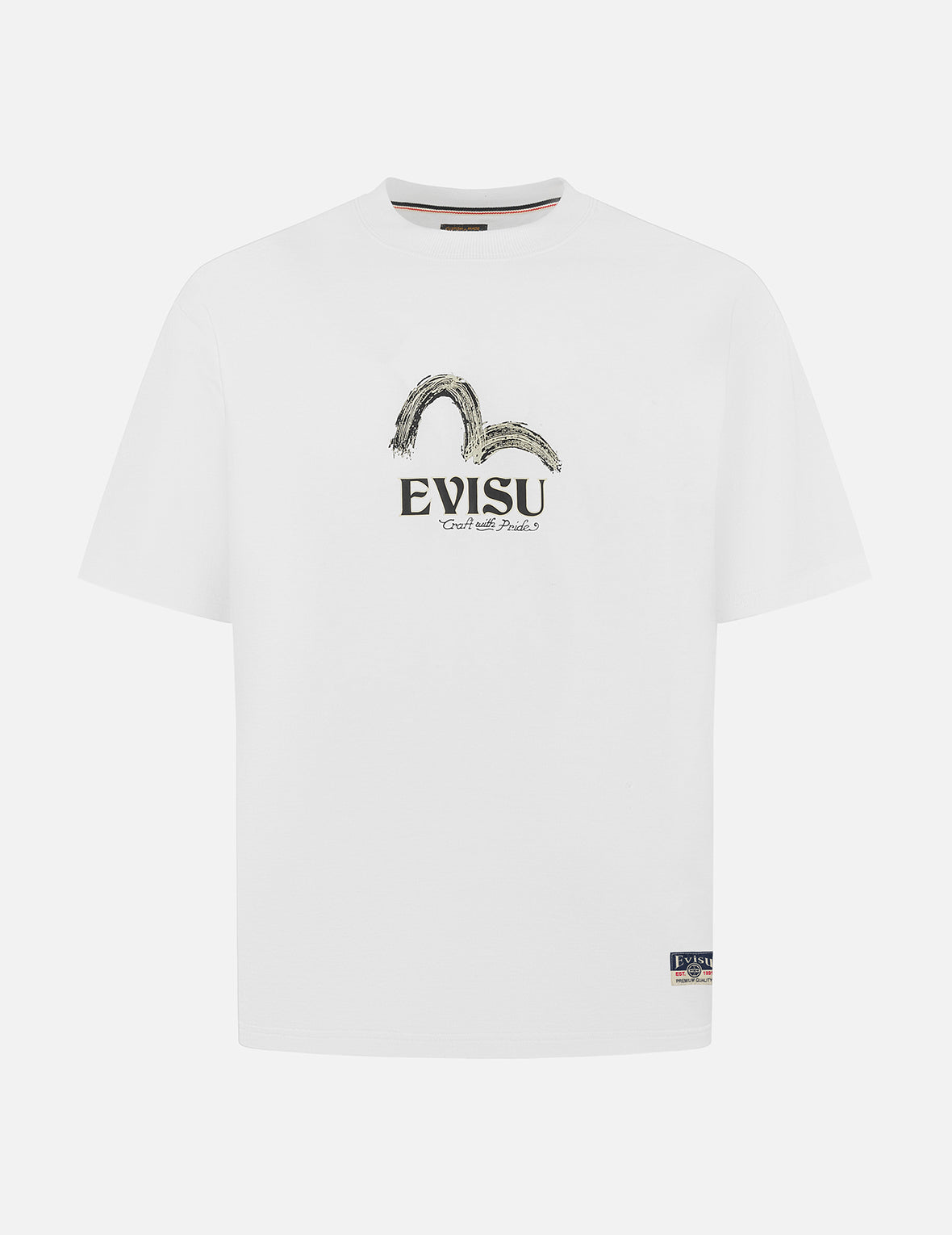 白沢 大黒プリント リラックスフィット Tシャツ