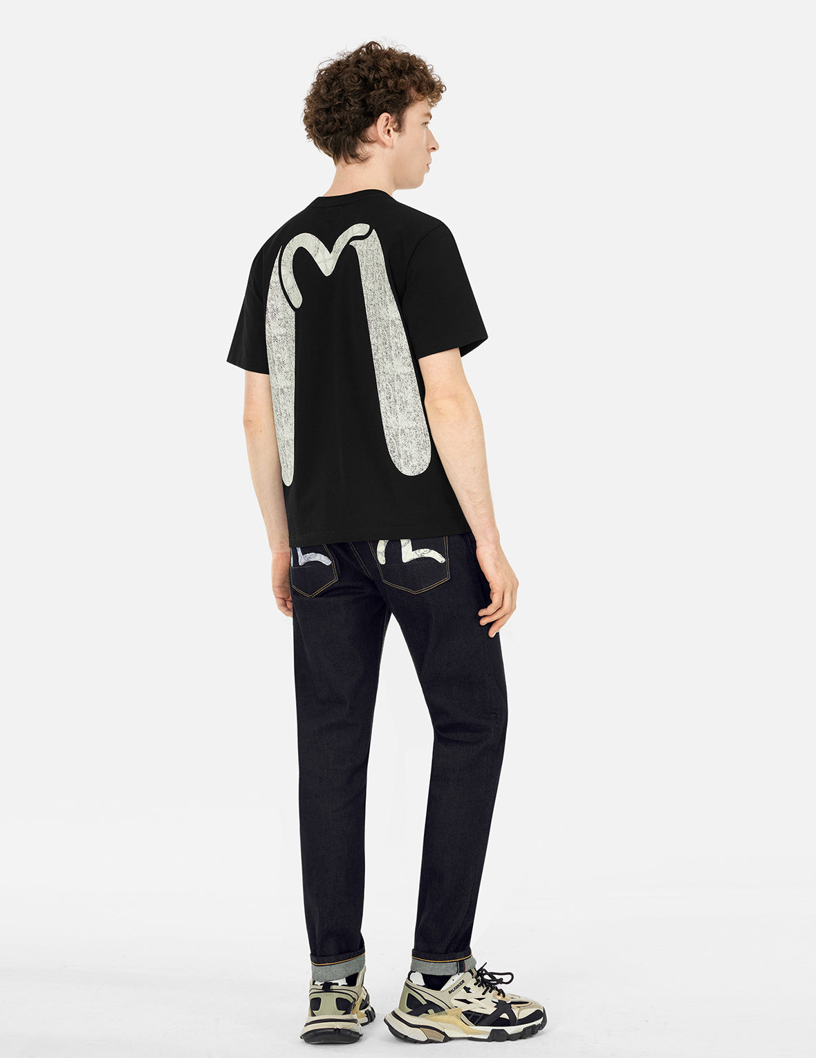 Weathered Seagull Daicock Print Regular Fit T-shirt