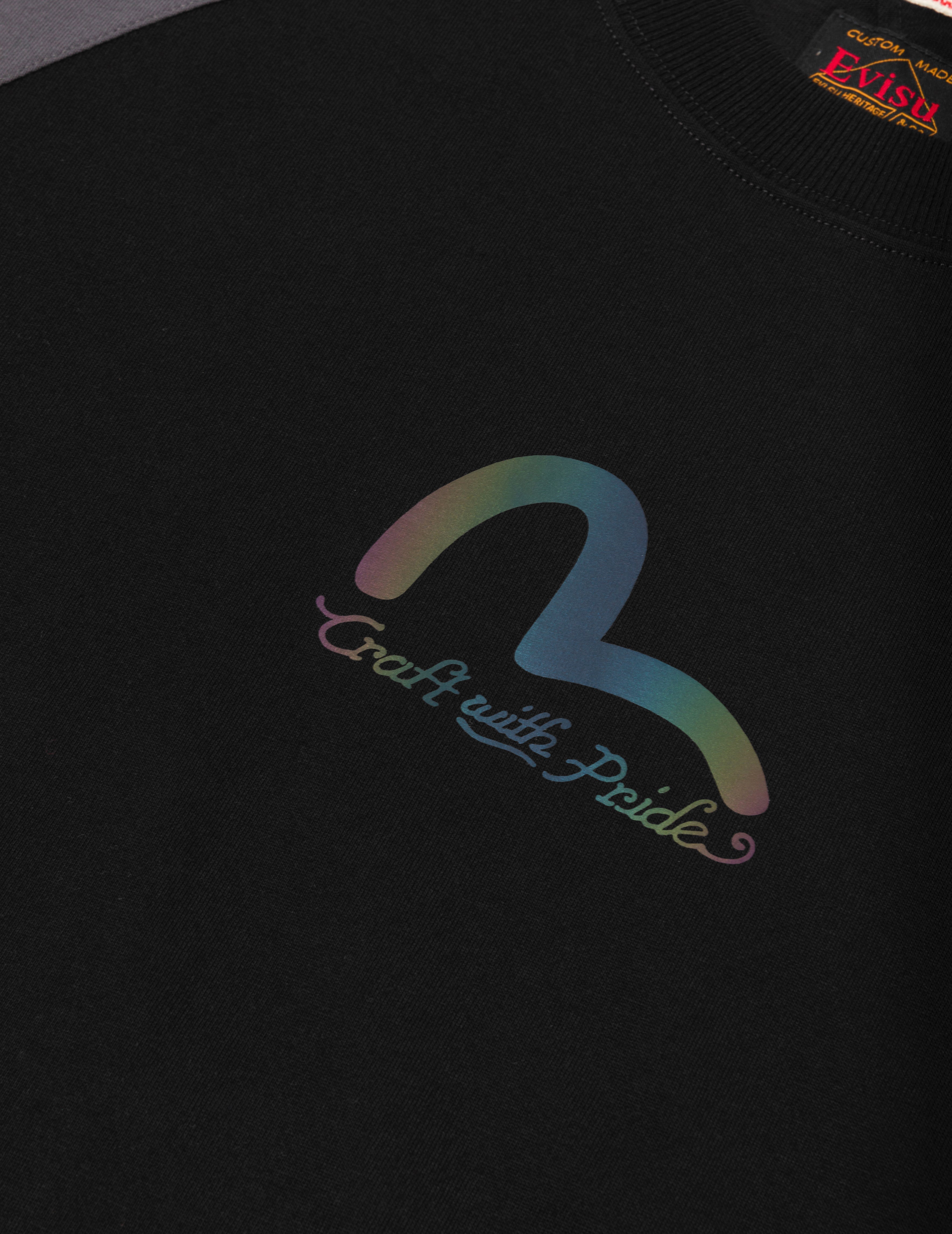 パネル ブロッキング&カラフル ロゴ プリント ルーズ フィット Tシャツ