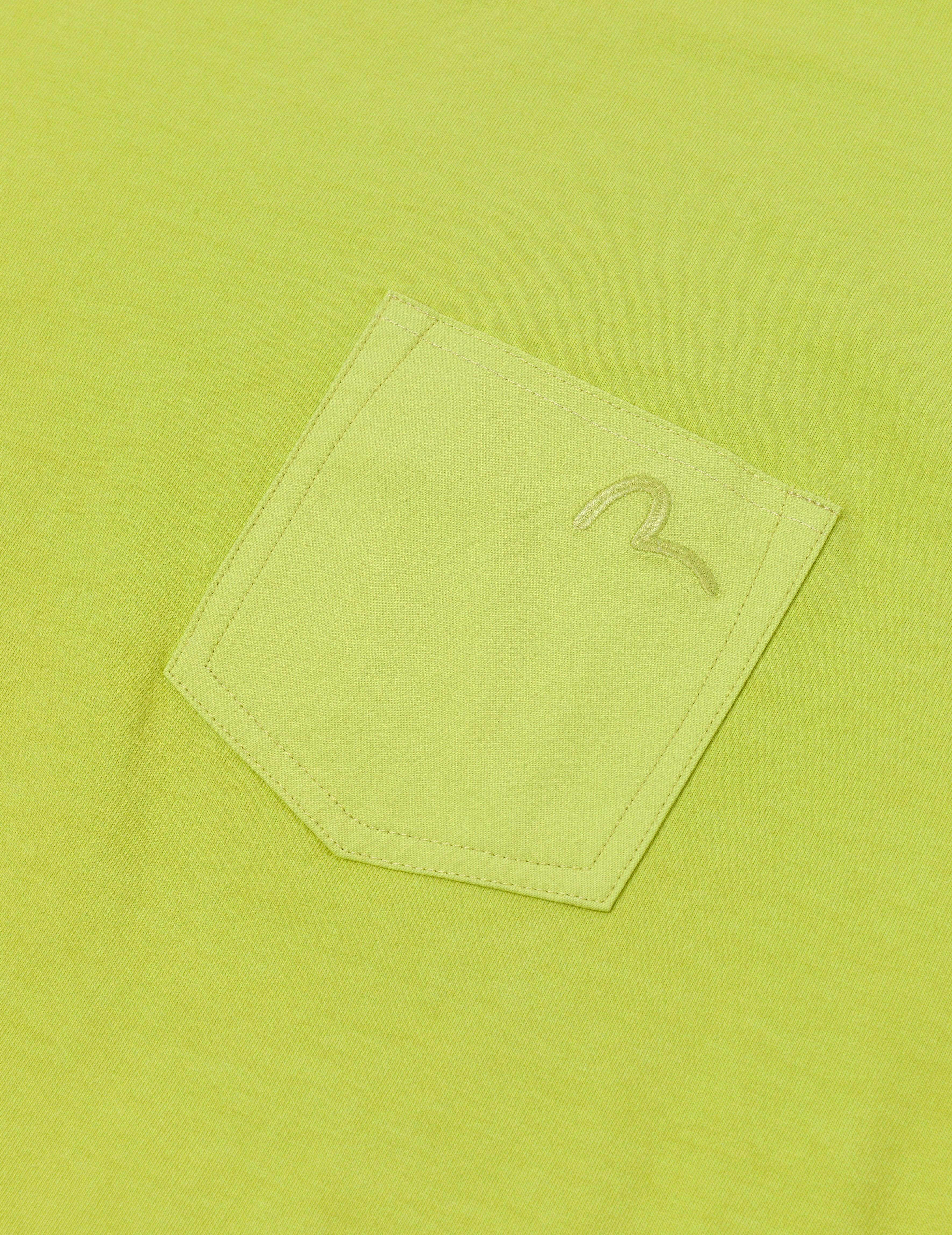 カモメ刺繍ステッチ ポケット リラックスフィット Tシャツ