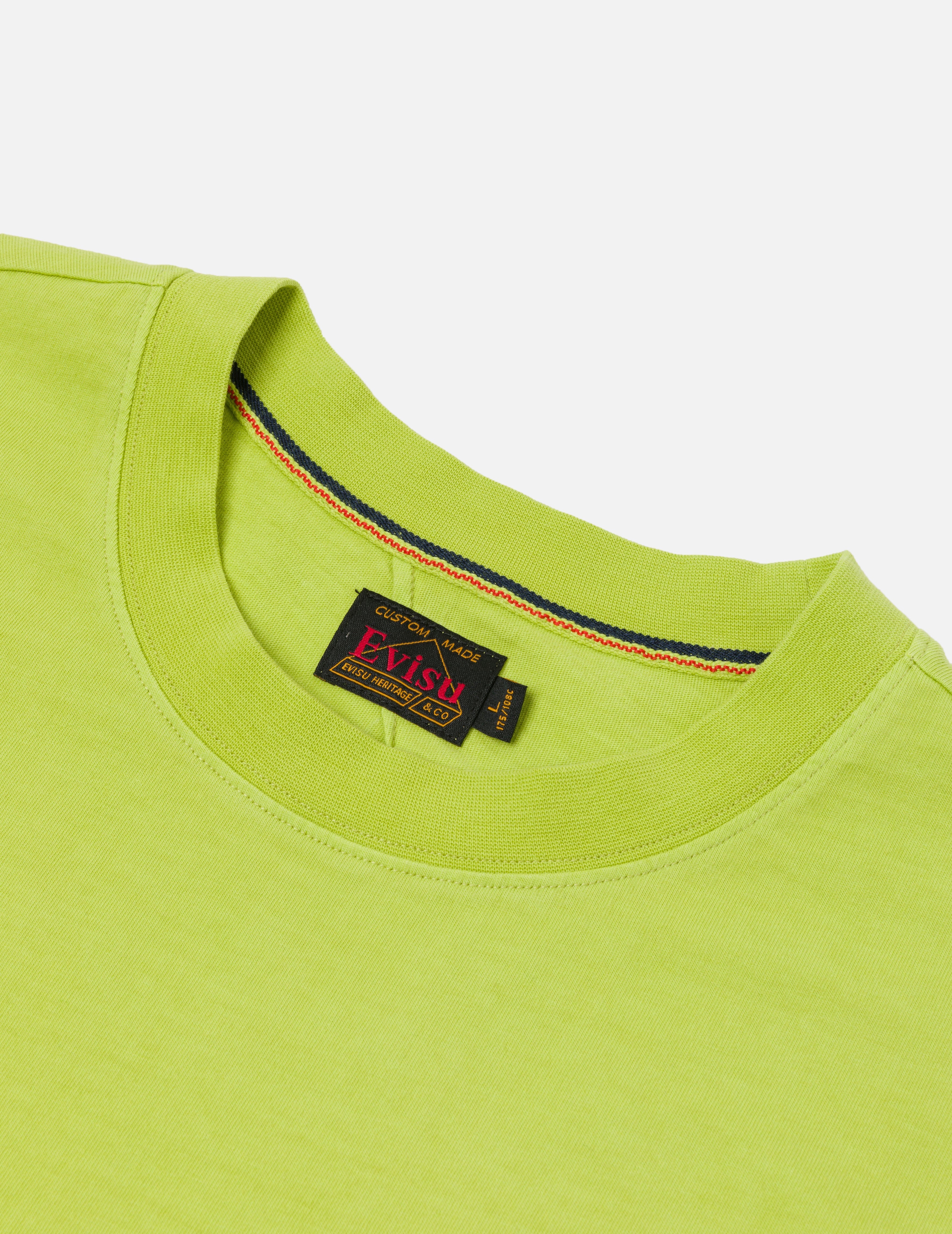 カモメ刺繍ステッチ ポケット リラックスフィット Tシャツ