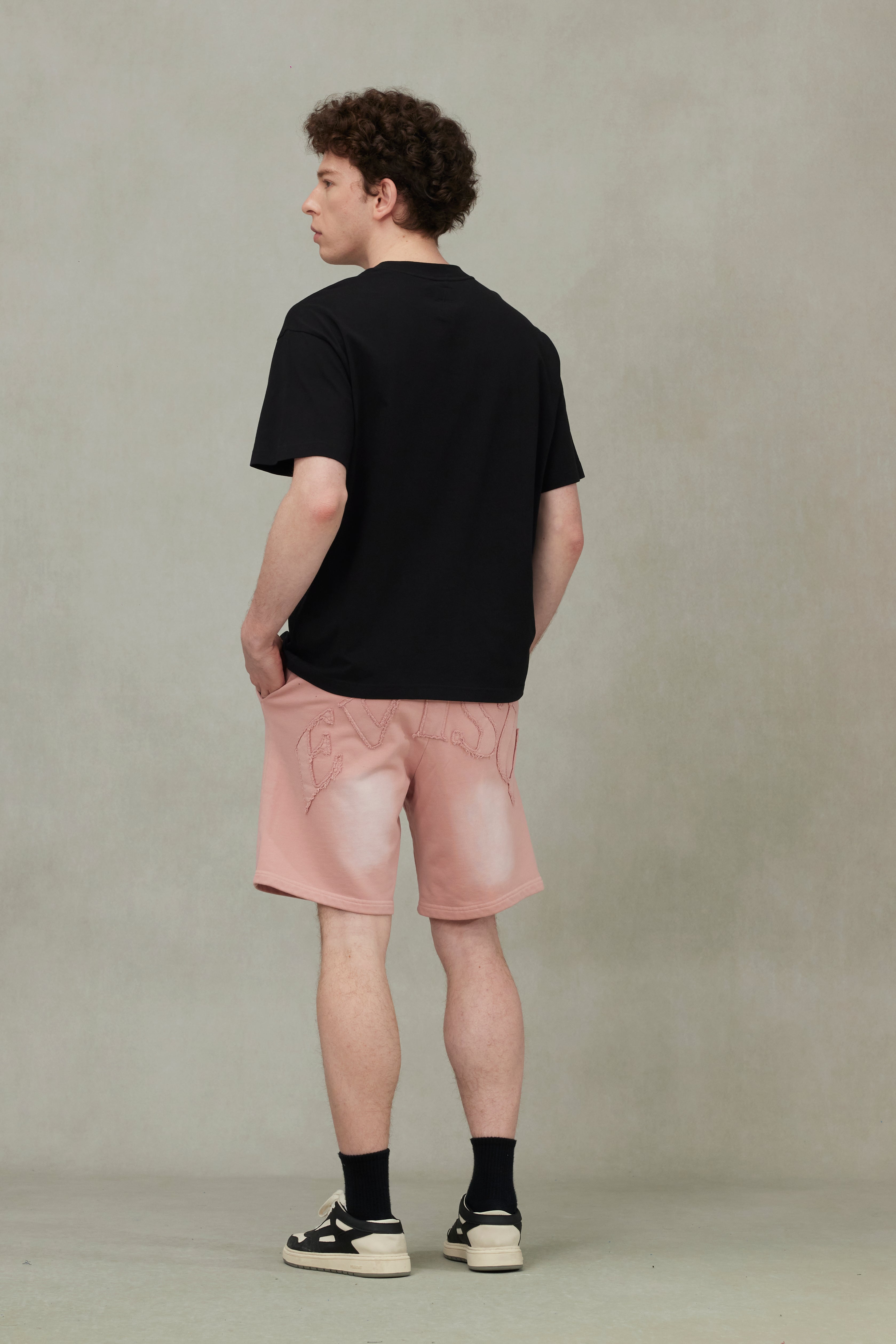 カモメ刺繍ステッチ ポケット リラックスフィット Tシャツ