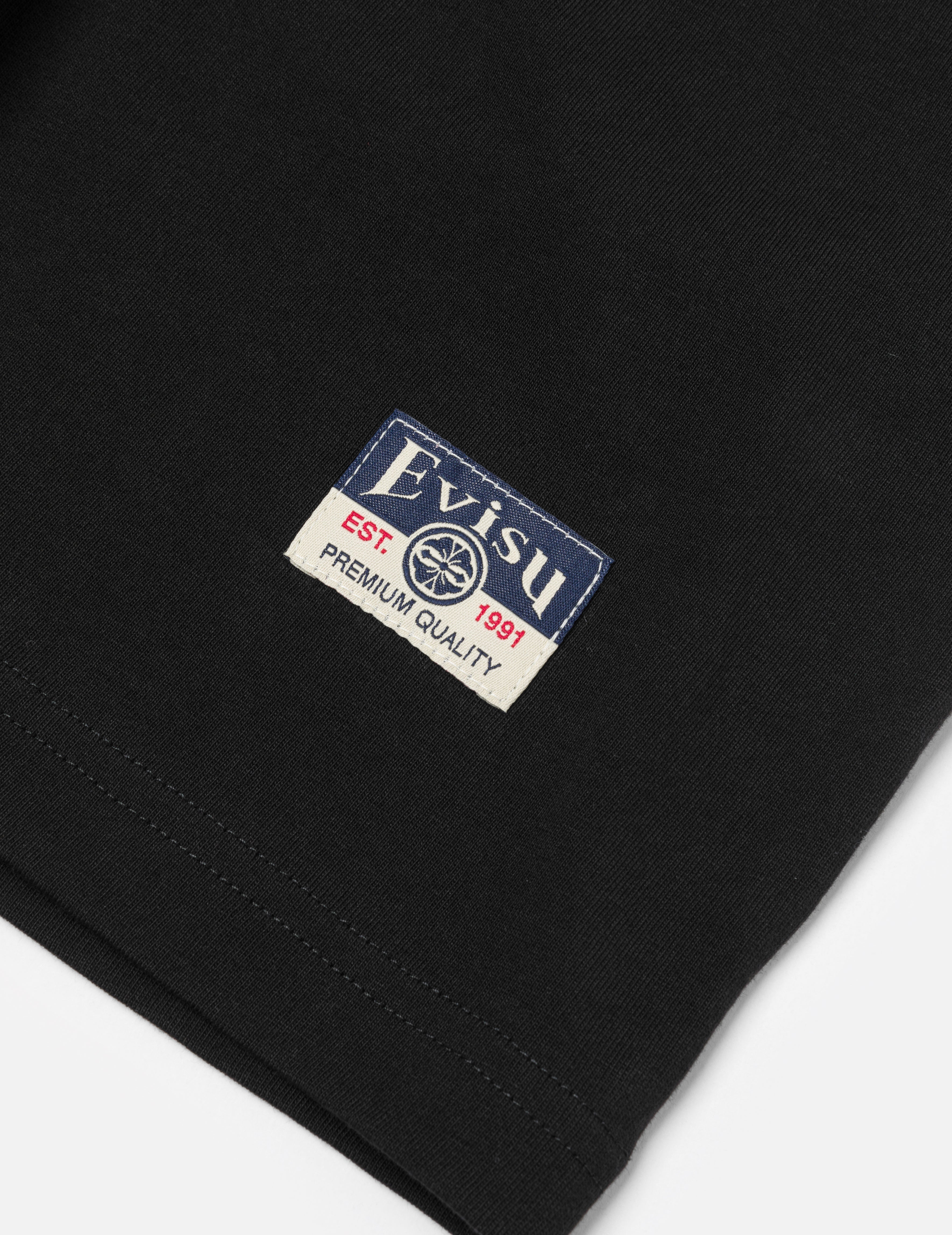 カモメ刺繍ステッチ ポケット リラックスフィット Tシャツ