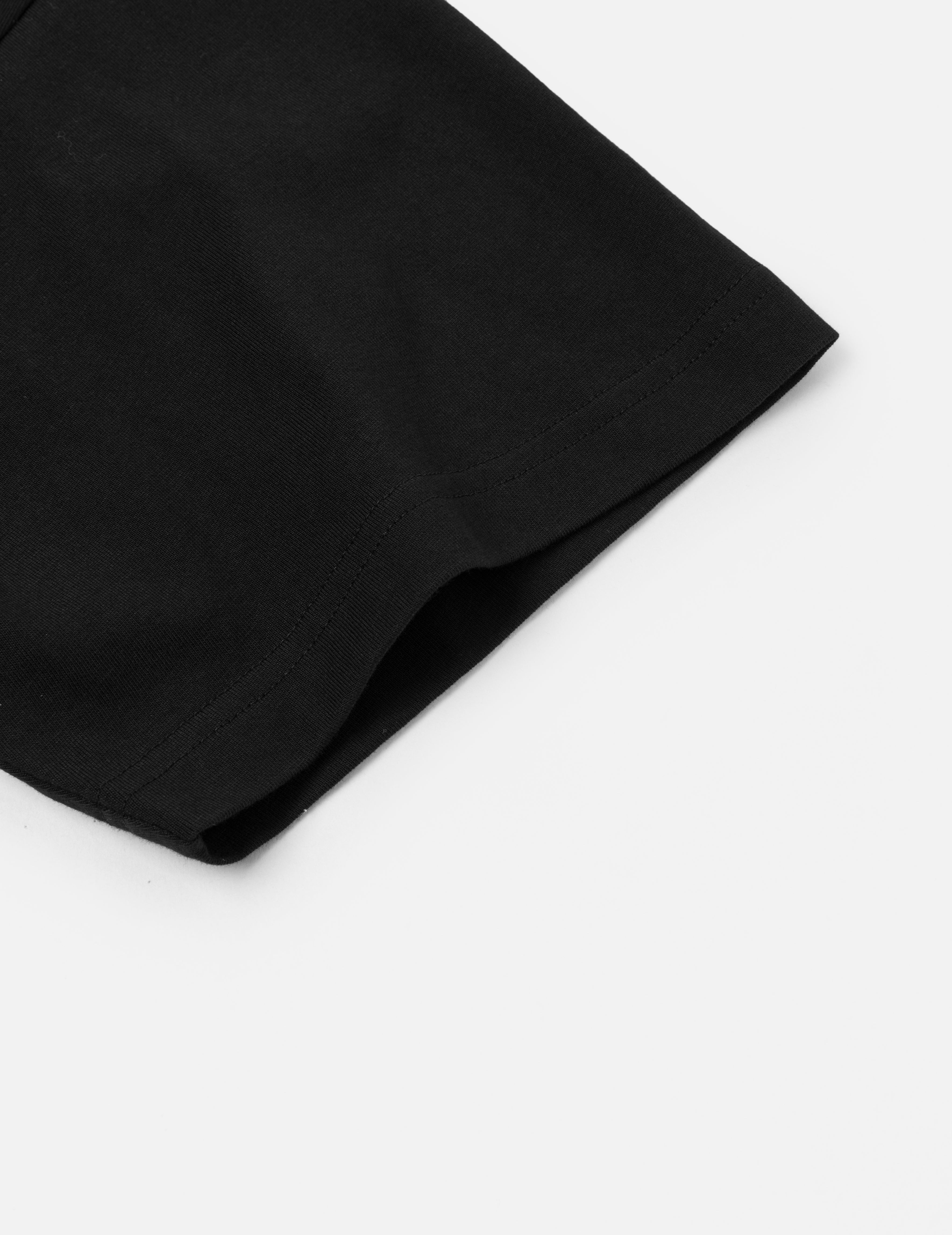 カモメ刺繍ステッチ ポケット リラックスフィット Tシャツ