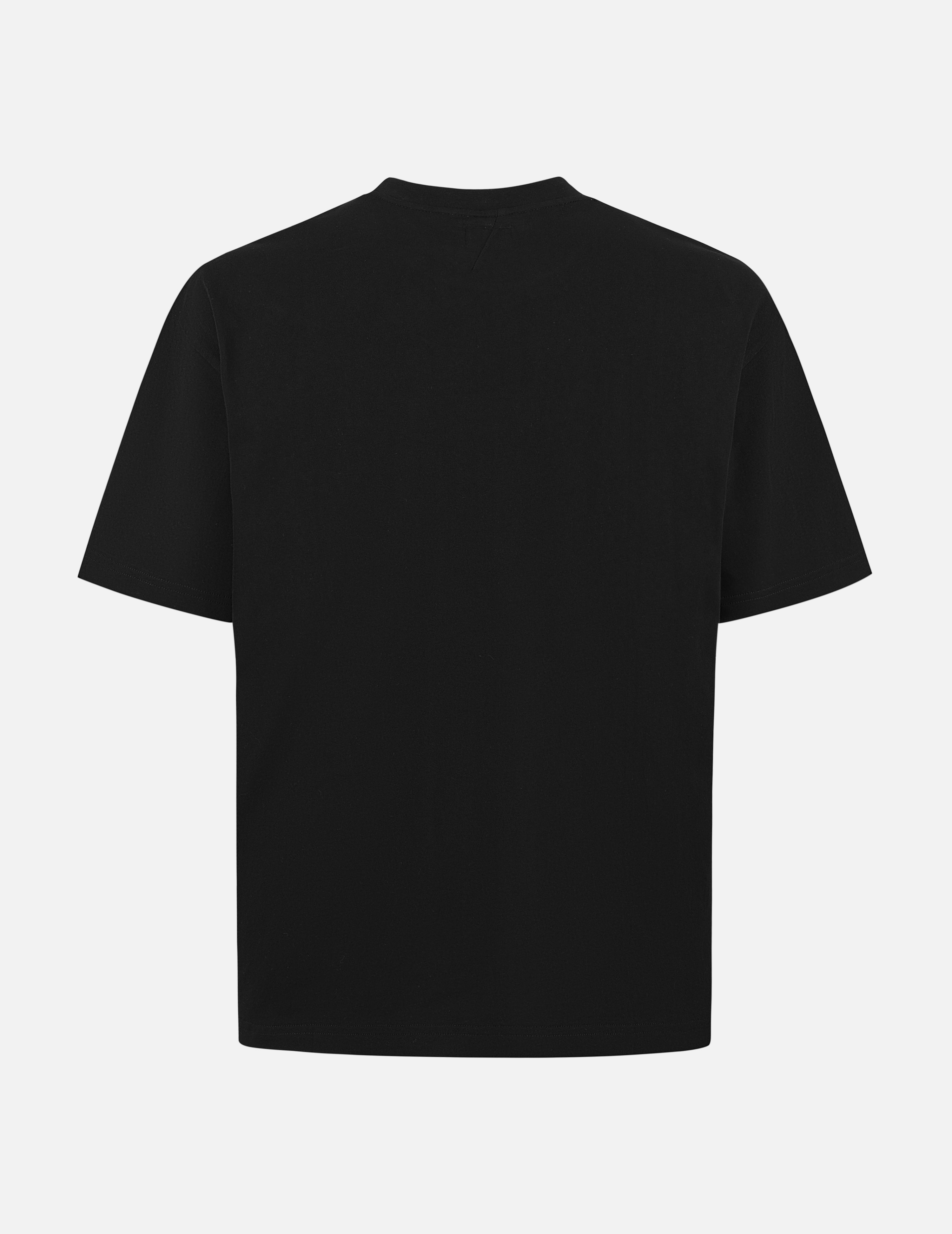 カモメ刺繍ステッチ ポケット リラックスフィット Tシャツ