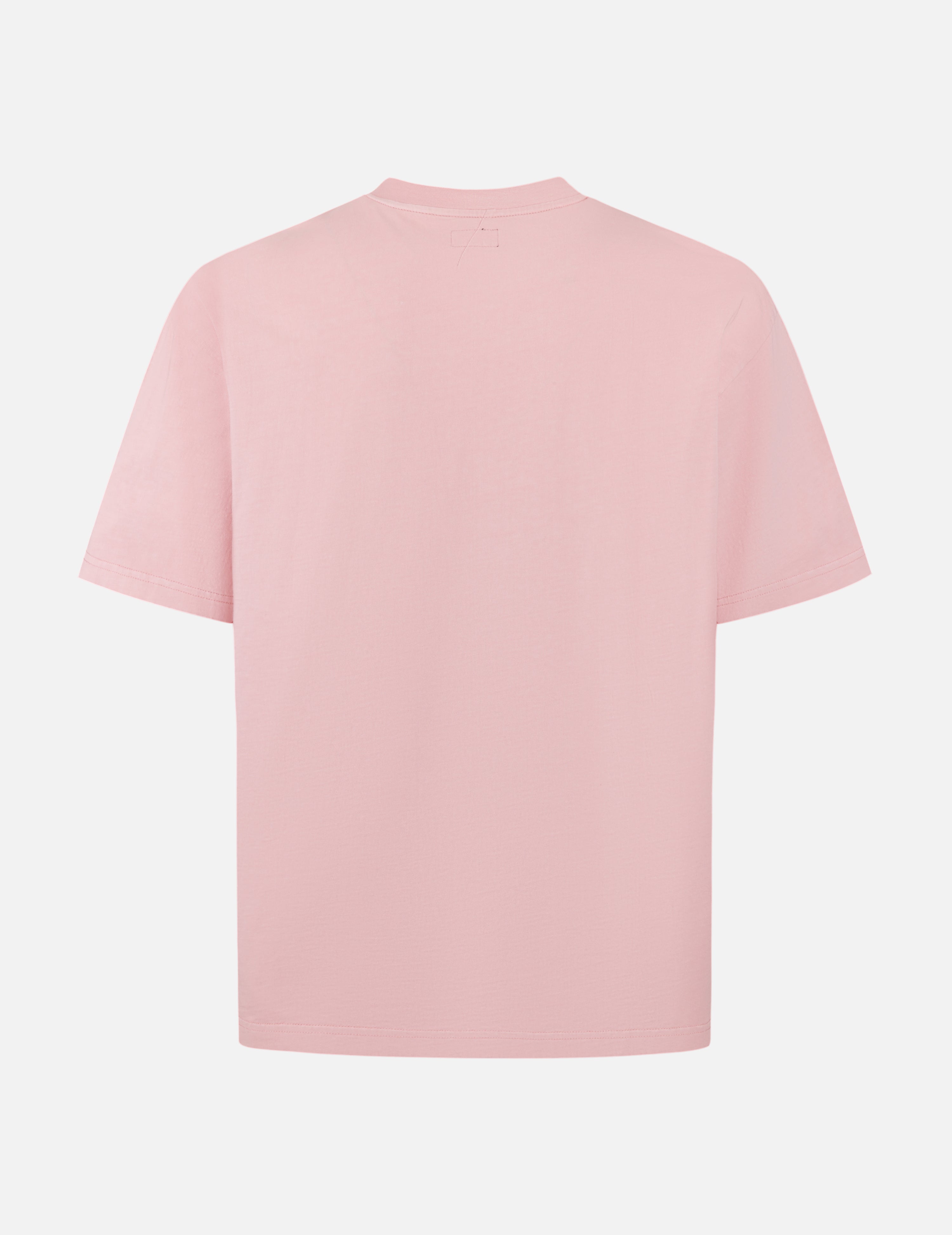 カモメ刺繍ステッチ ポケット リラックスフィット Tシャツ