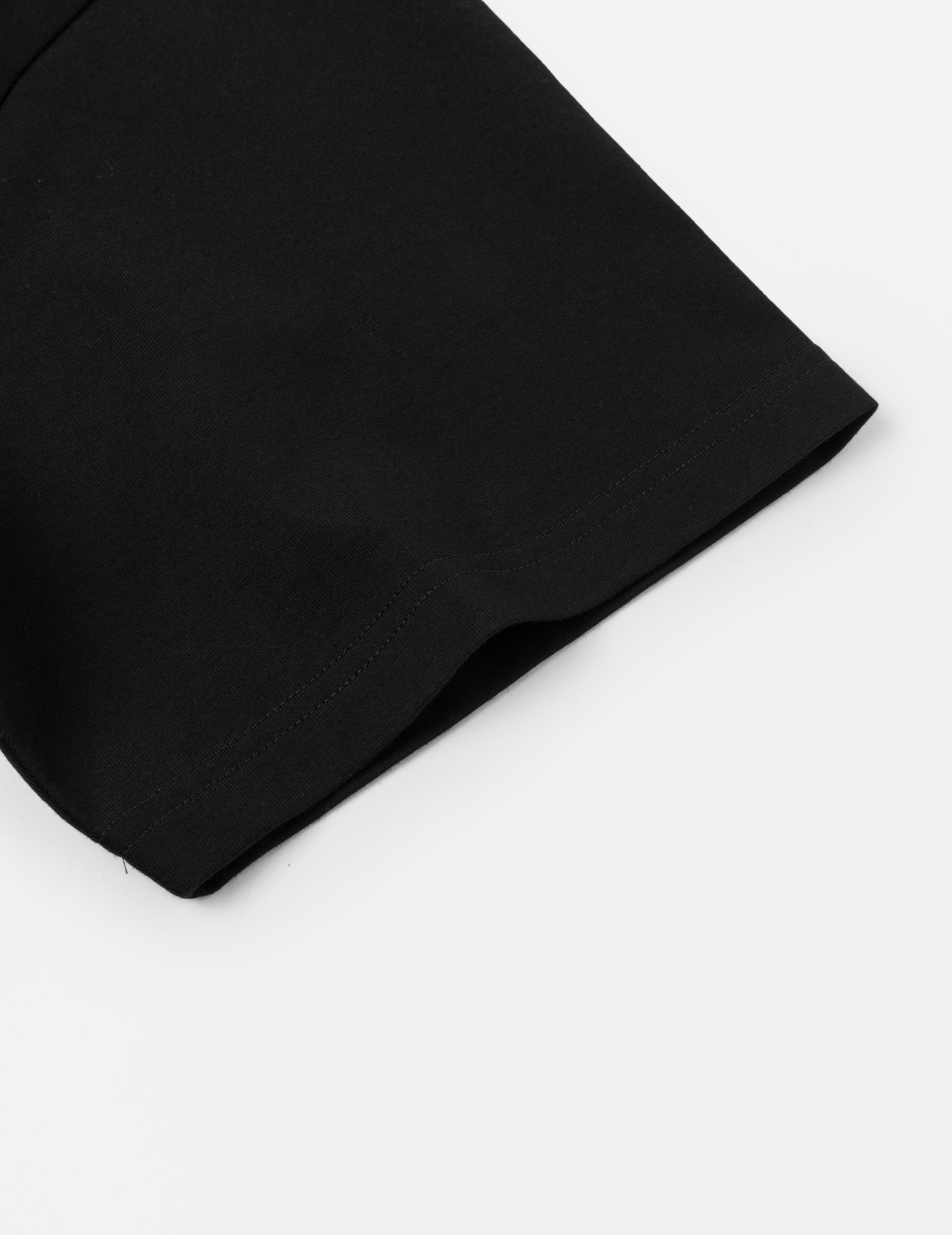 仏頭とだるまプリント ルーズフィット Tシャツ