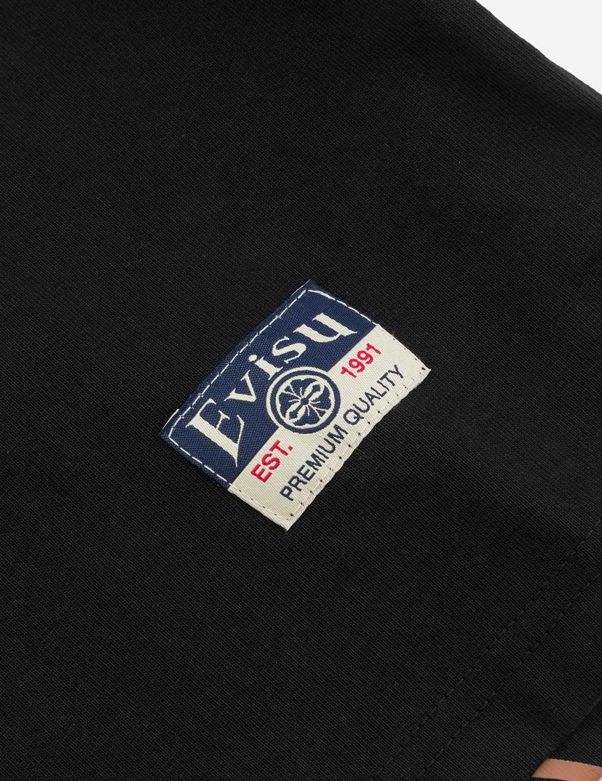 だるまプリント ルーズ フィット Tシャツ