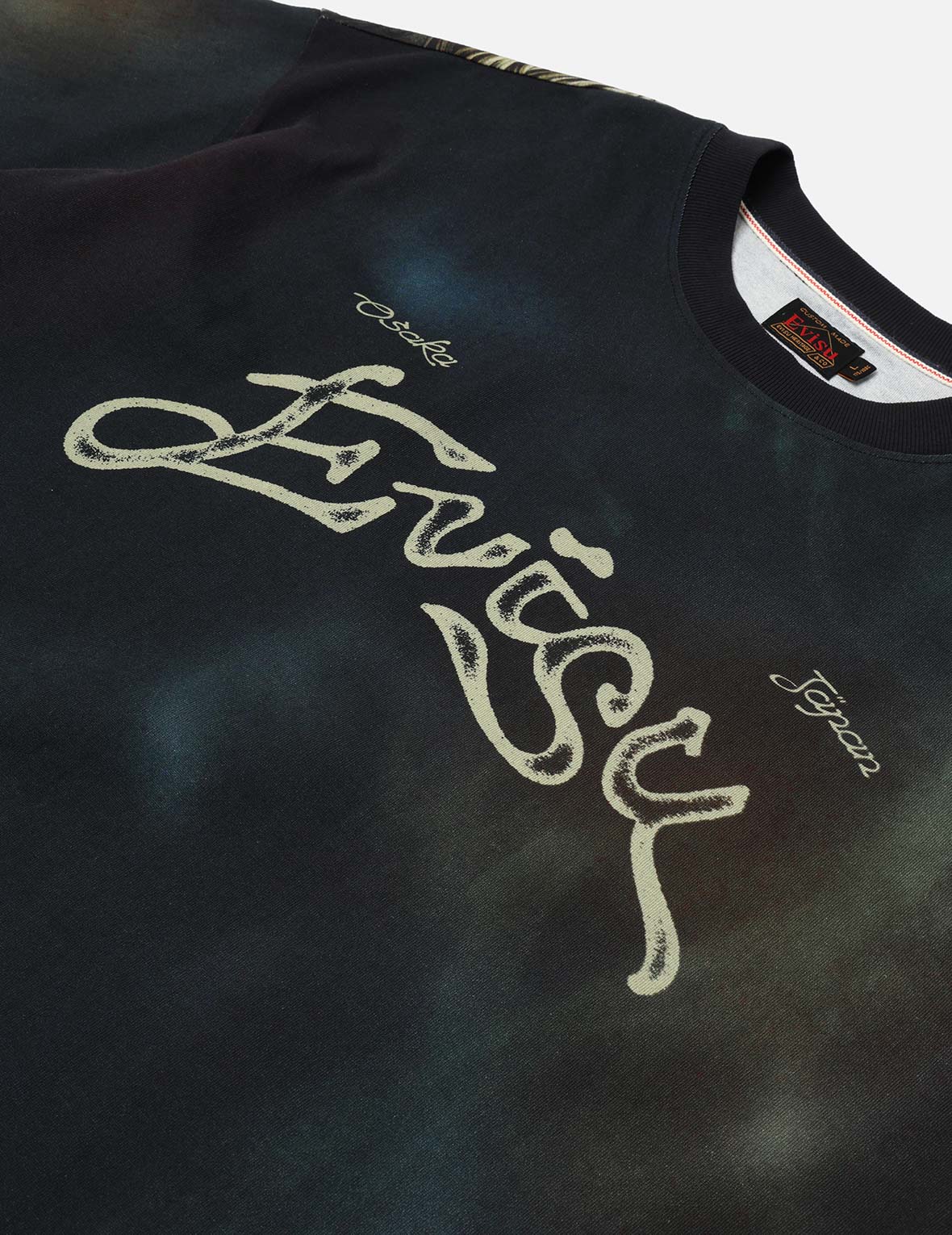 白沢プリント ルーズ フィット Tシャツ