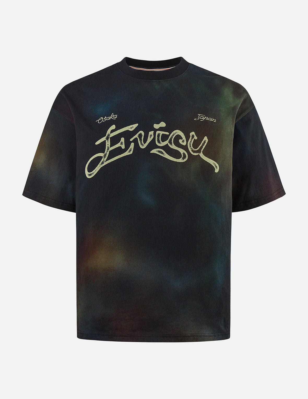 白沢プリント ルーズ フィット Tシャツ