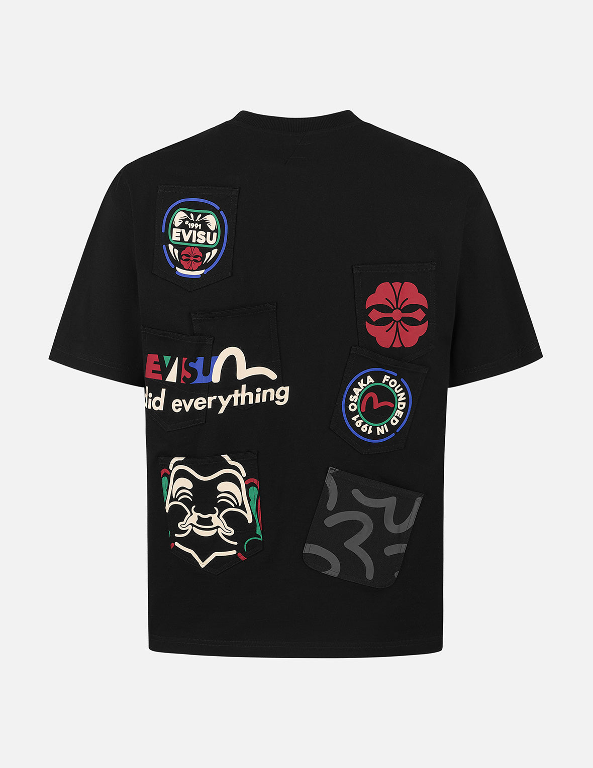 マルチポケット&マルチプリント リラックス フィット Tシャツ