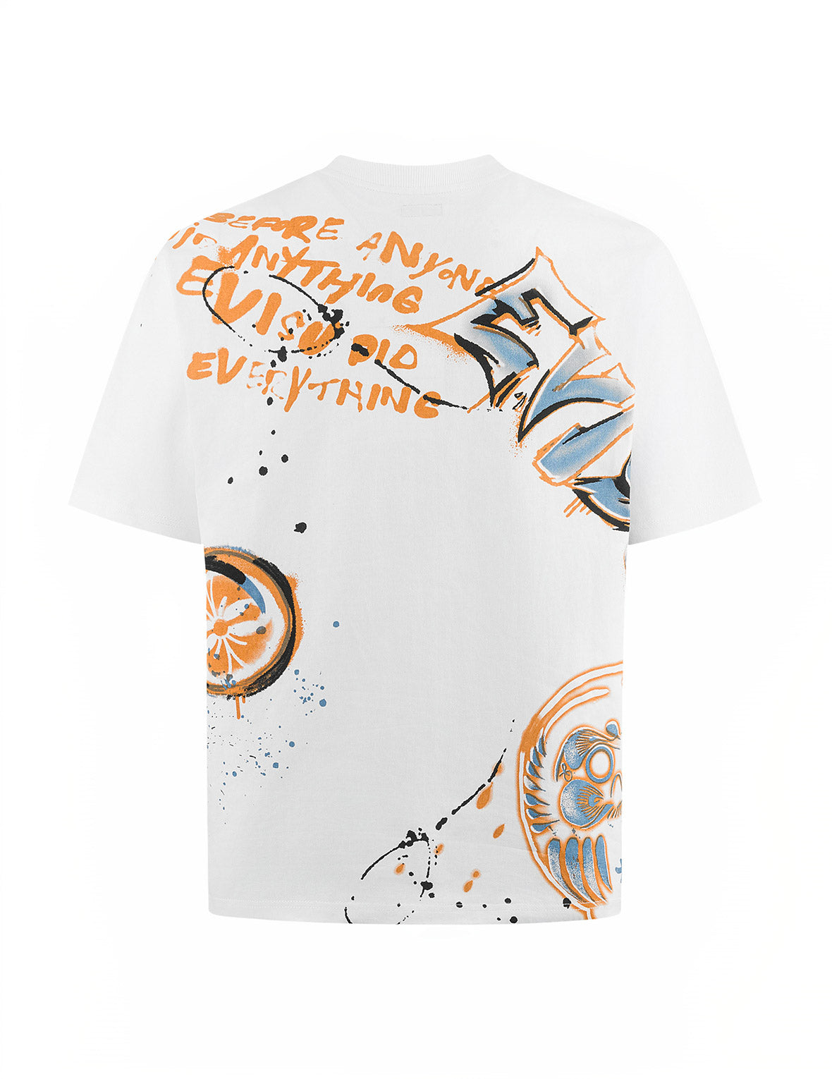 グラフィティ プリント リラックス フィット Tシャツ