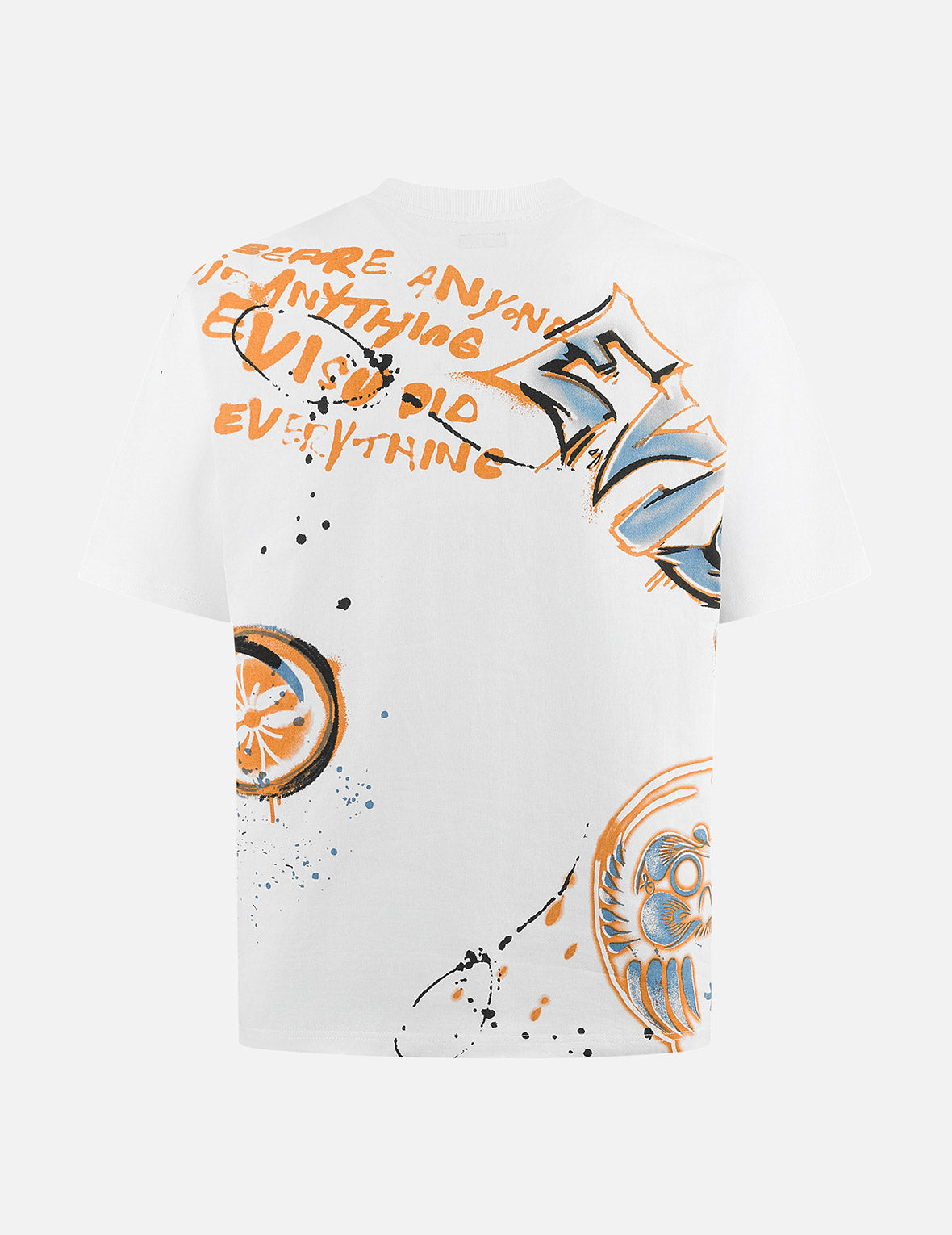 グラフィティ プリント リラックス フィット Tシャツ